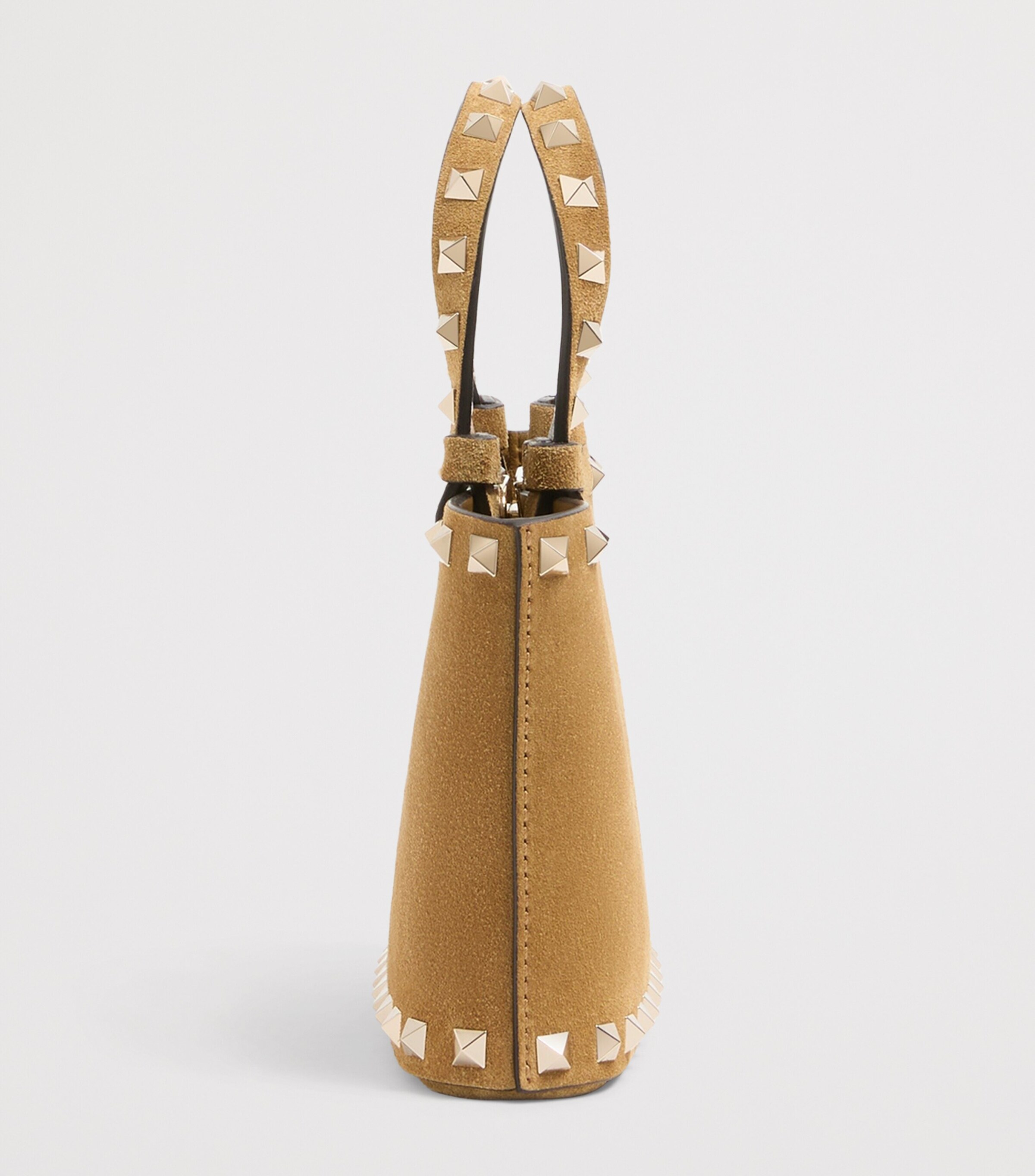Valentino Garavani Mini Leather Rockstud Tote Bag Rdx Image 3