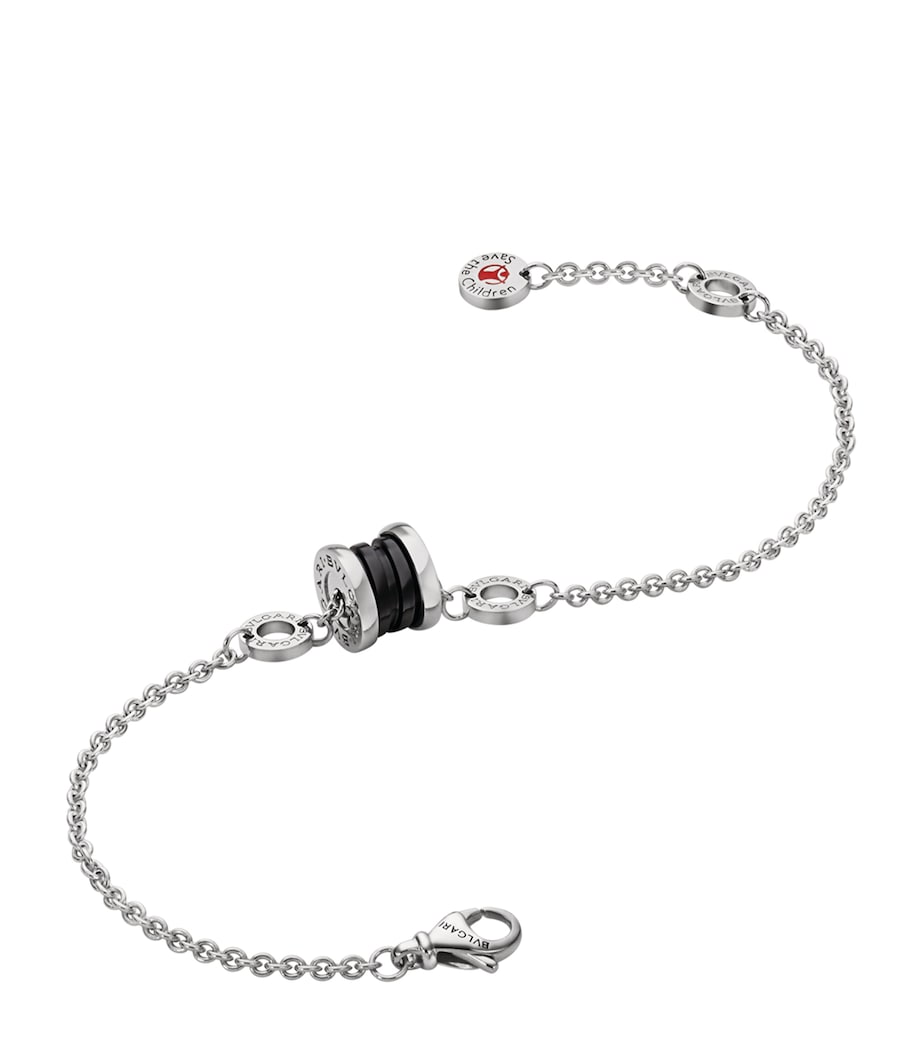 Sterling Silver And Ceramic Save The Children Bracelet SILVER Image 2