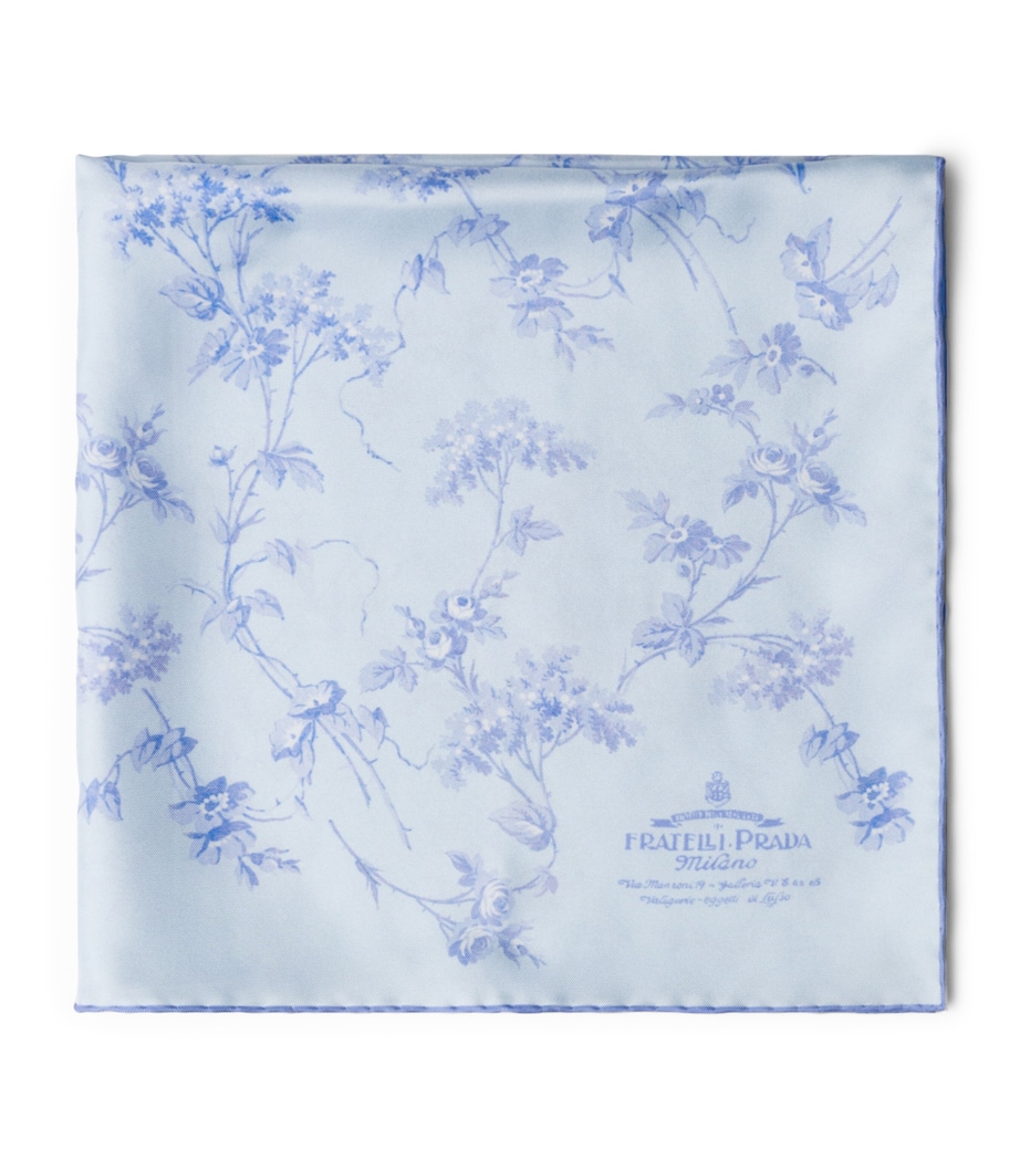Prada Silk Floral Square Scarf Image 1