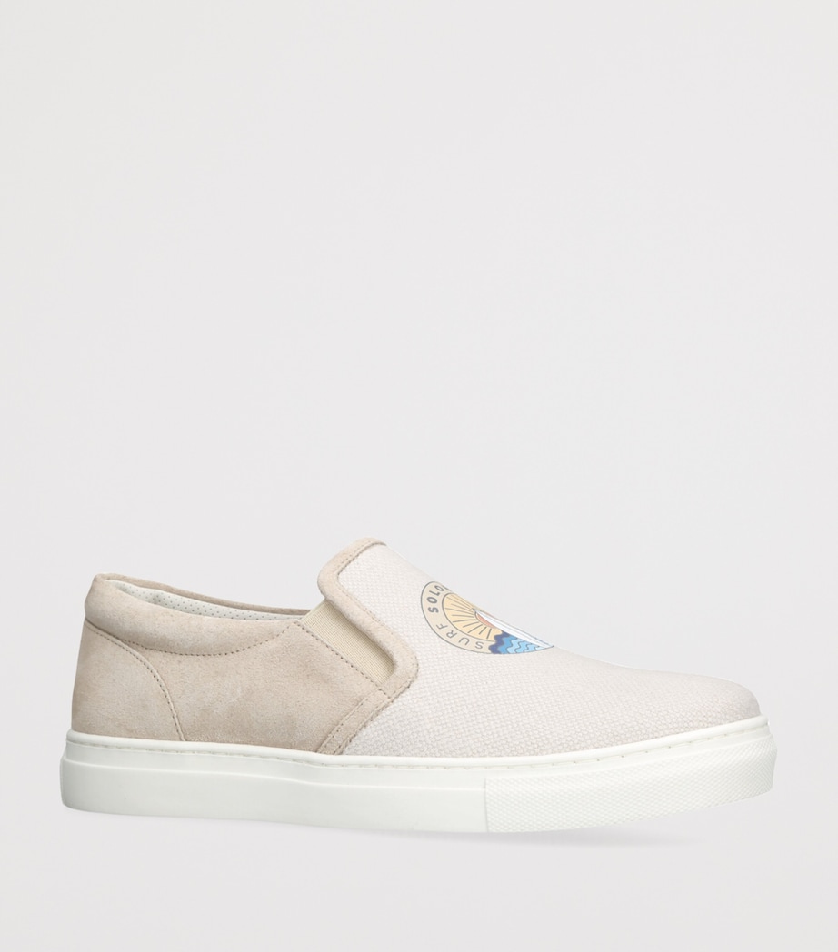 Canvas Slip-On Sneakers BEIGE Image 3