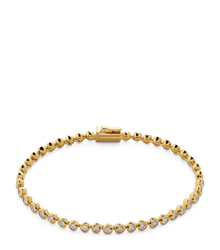 Gold Vermeil Diamond Essentials Tennis Bracelet 18K GOLD VERMEIL Image 1