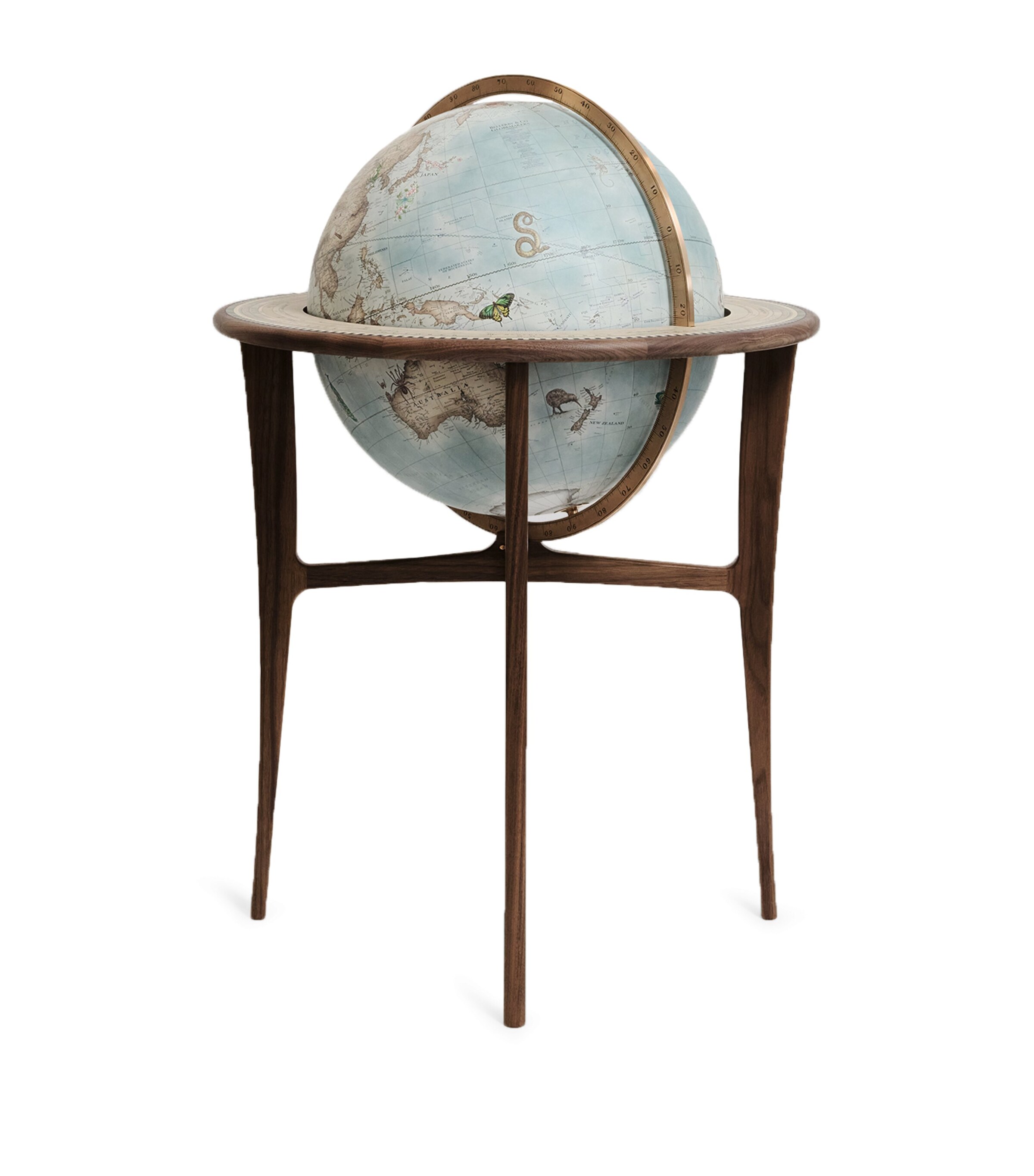 Terrestrial Floor-Standing Globe (50cm) REGENCY BLUE Image 4
