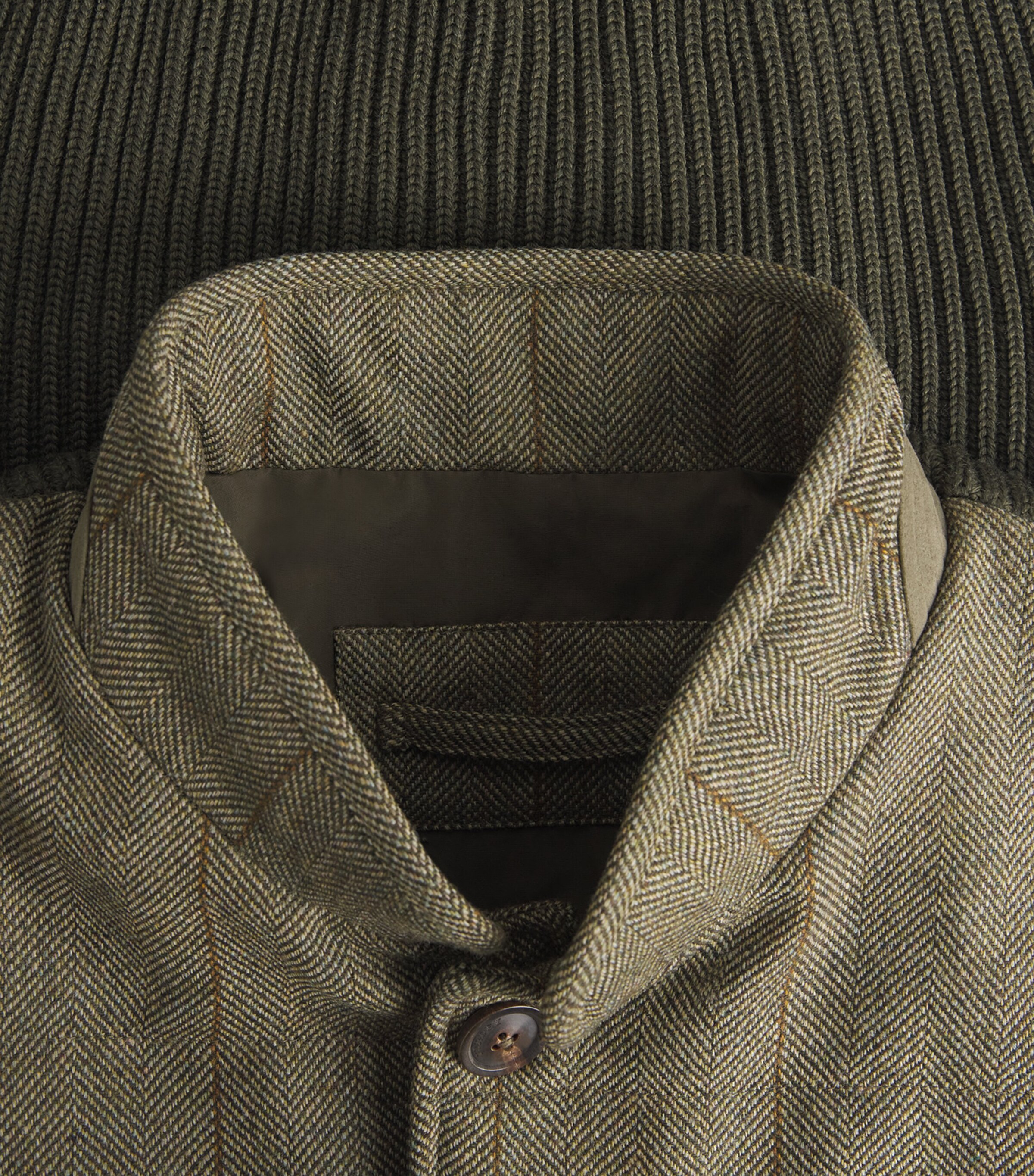 Purdey Mens Tweed-Front Clarges Gilet Cairn Tweed Image 7