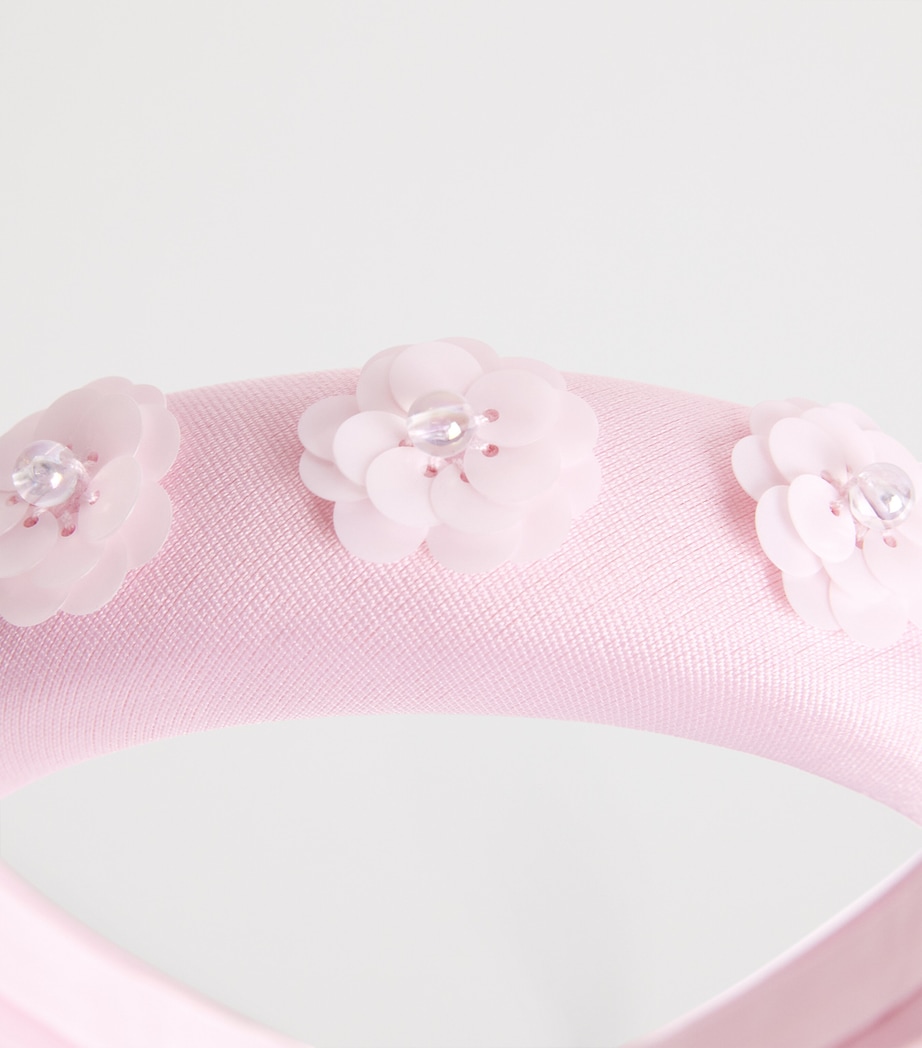 Self-Portrait Kids Embellished Headband Pink Image 3