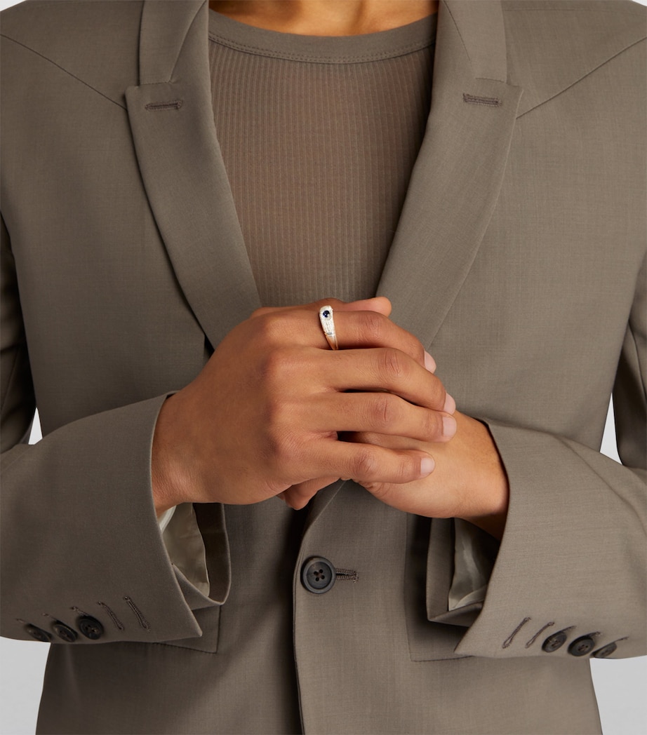 Sterling Silver and Sapphire Hand Me Down Ring SILVER (925) Image 5
