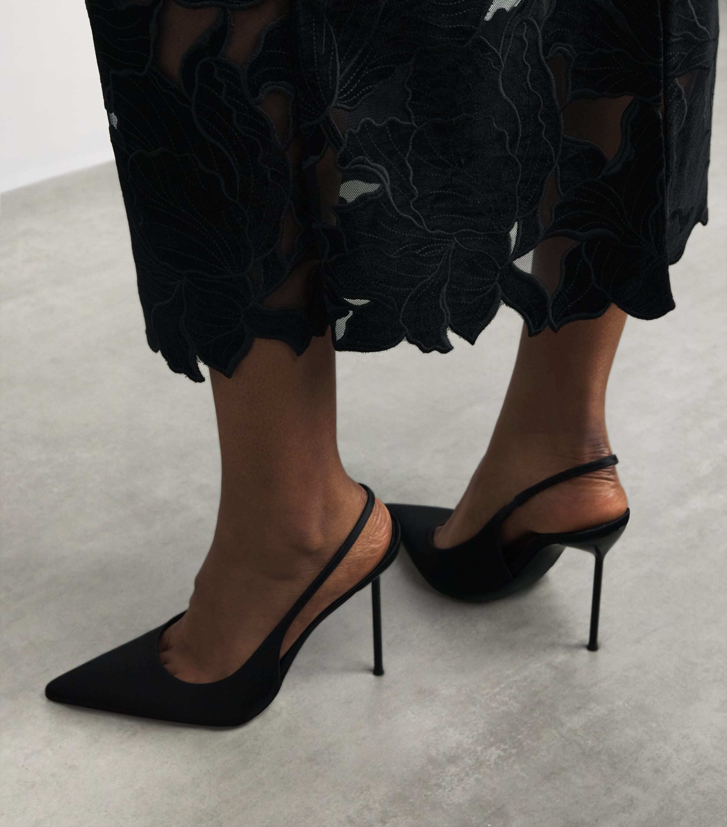 Erdem Womens Velvet Off-The-Shoulder Cocktail Dress Black Image 3