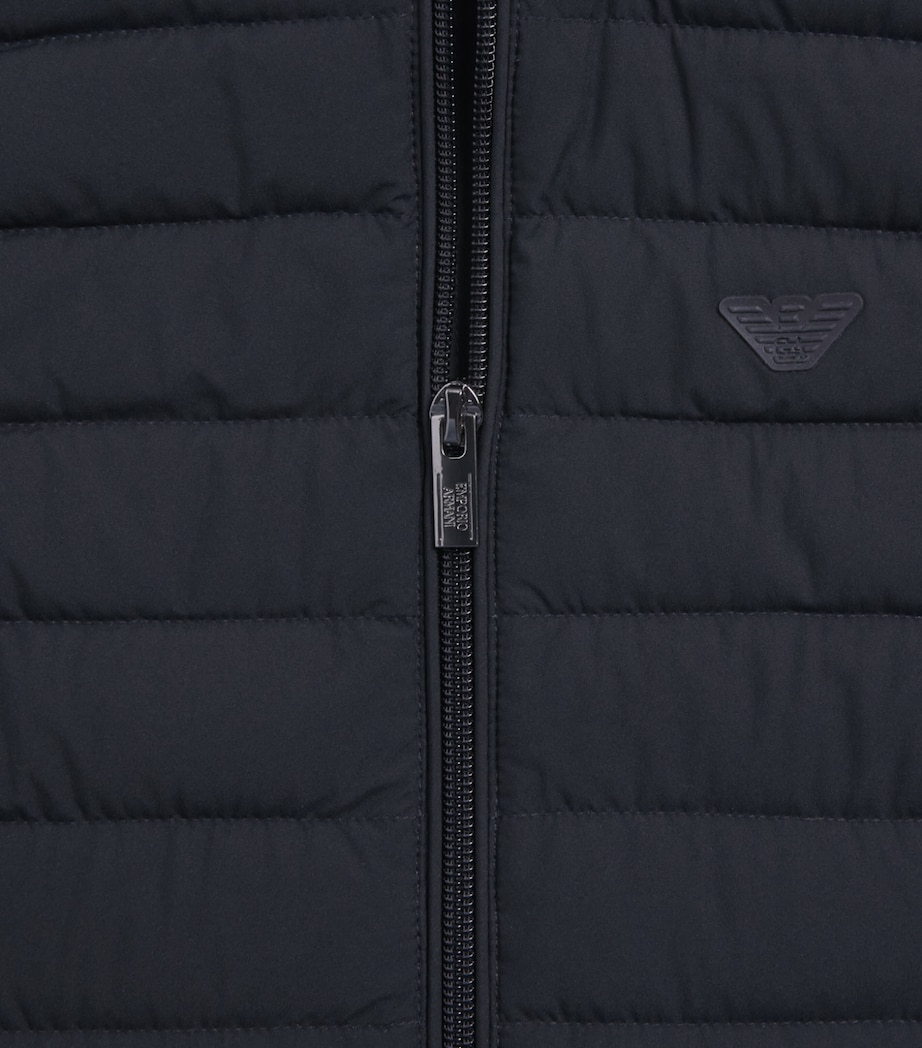 Emporio Armani Kids Down-Padded Gilet (4-16 Years) Ico Blu Navy Ea Image 3