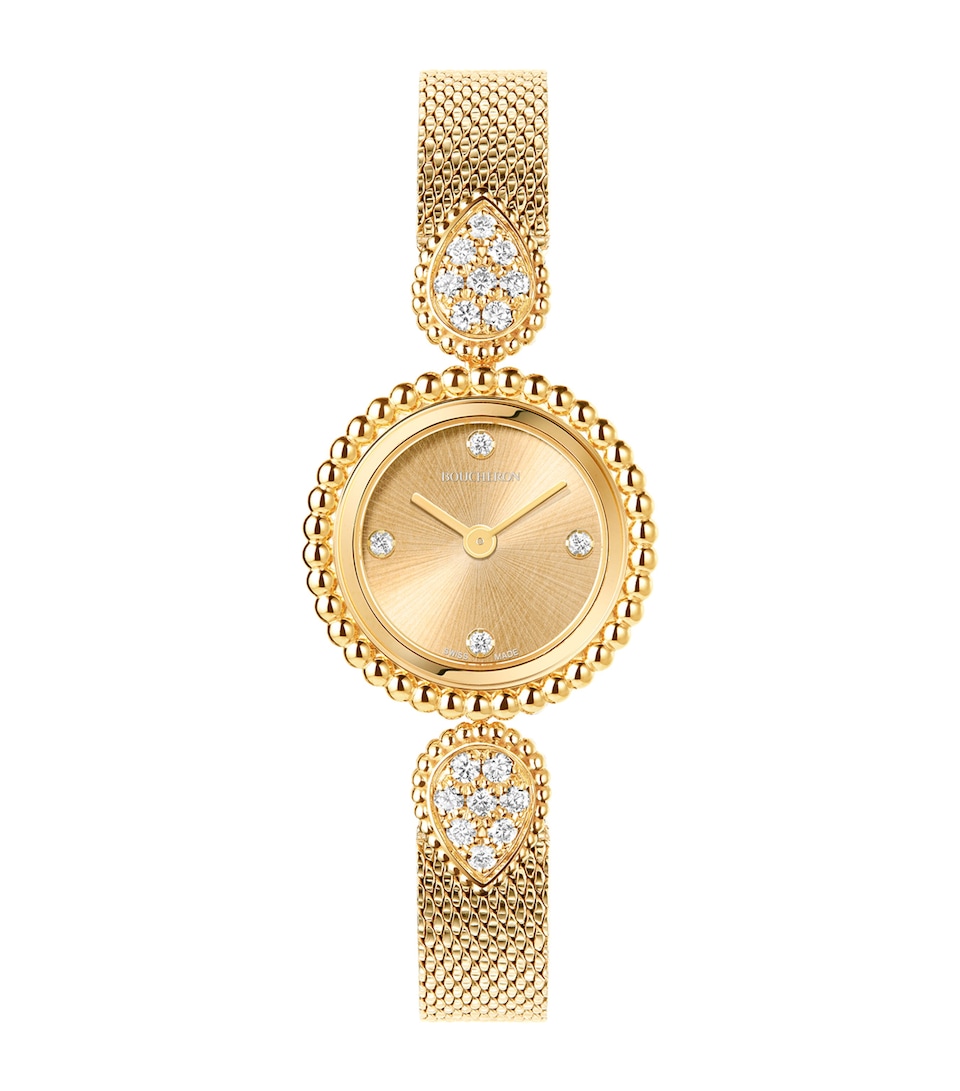 Yellow Gold and Diamond Serpent Bohème Watch 23mm