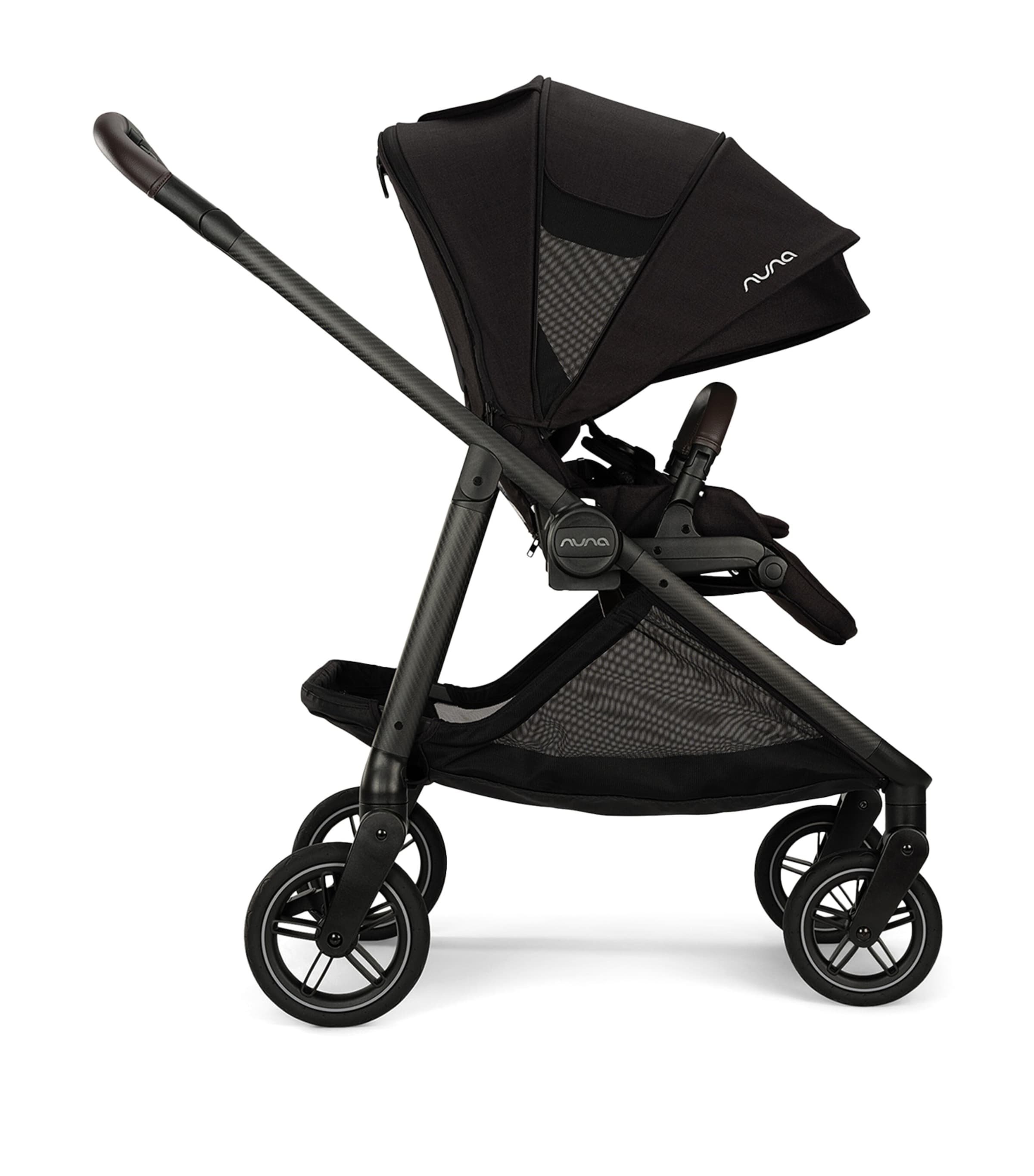 SWIV Pushchair, LYTL Carry Cot, ARRA Flex Car Seat and BASE Curv Adaptor Bundle CAVIAR Image 3