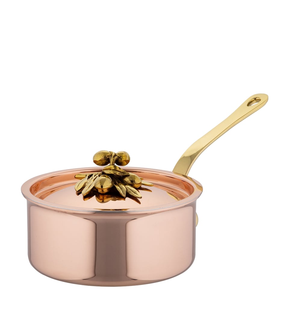 Ruffoni Copper Olivia Cupra Saucepan with Lid (16cm) Copper