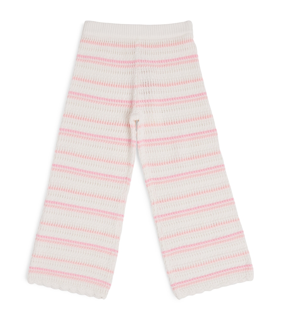 LoveShackFancy Crochet Fawna Trousers (2-6 Years) Marstmarbella Stripe Image 1