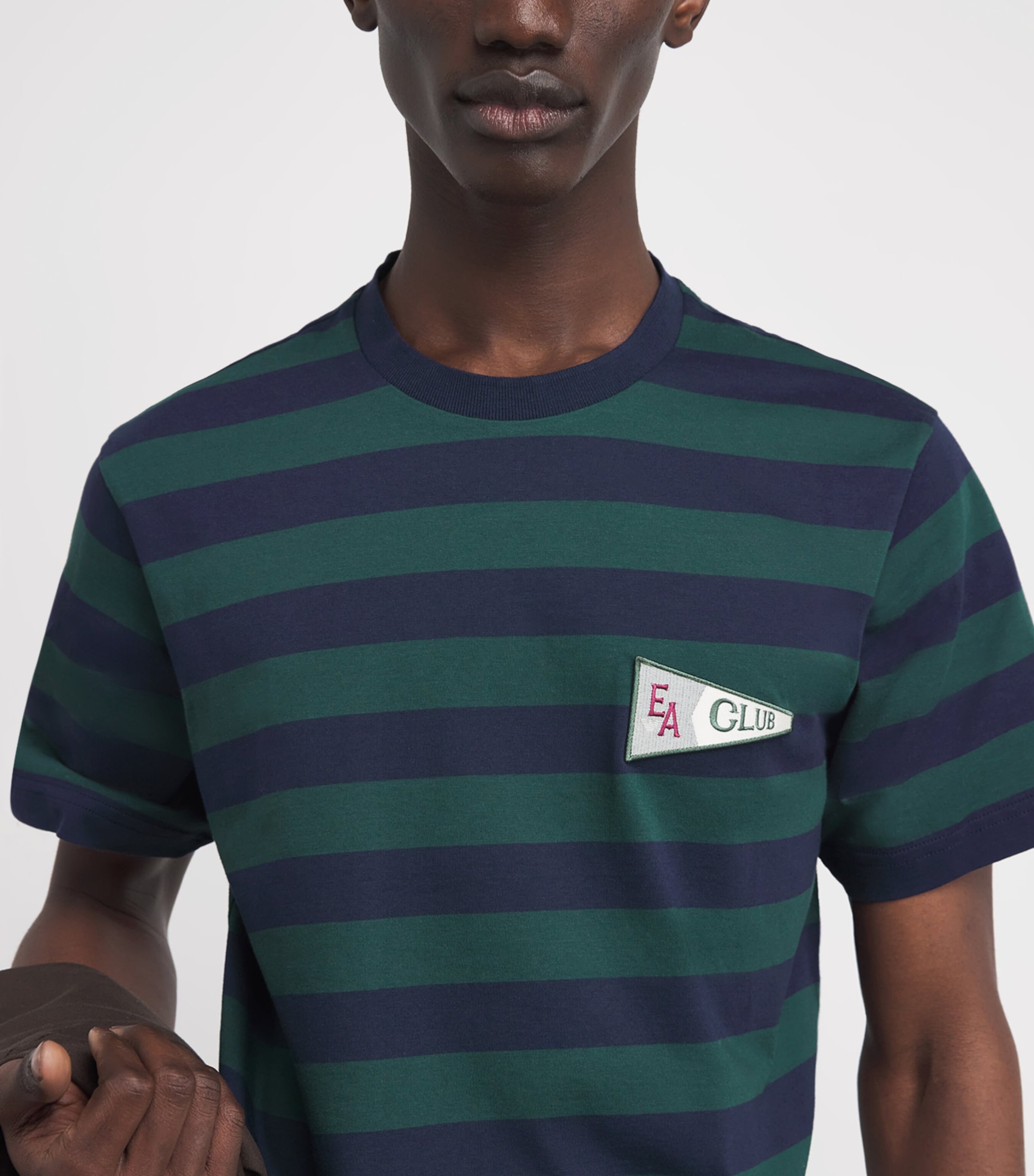 Cotton Stripe T-Shirt M7046 Image 6