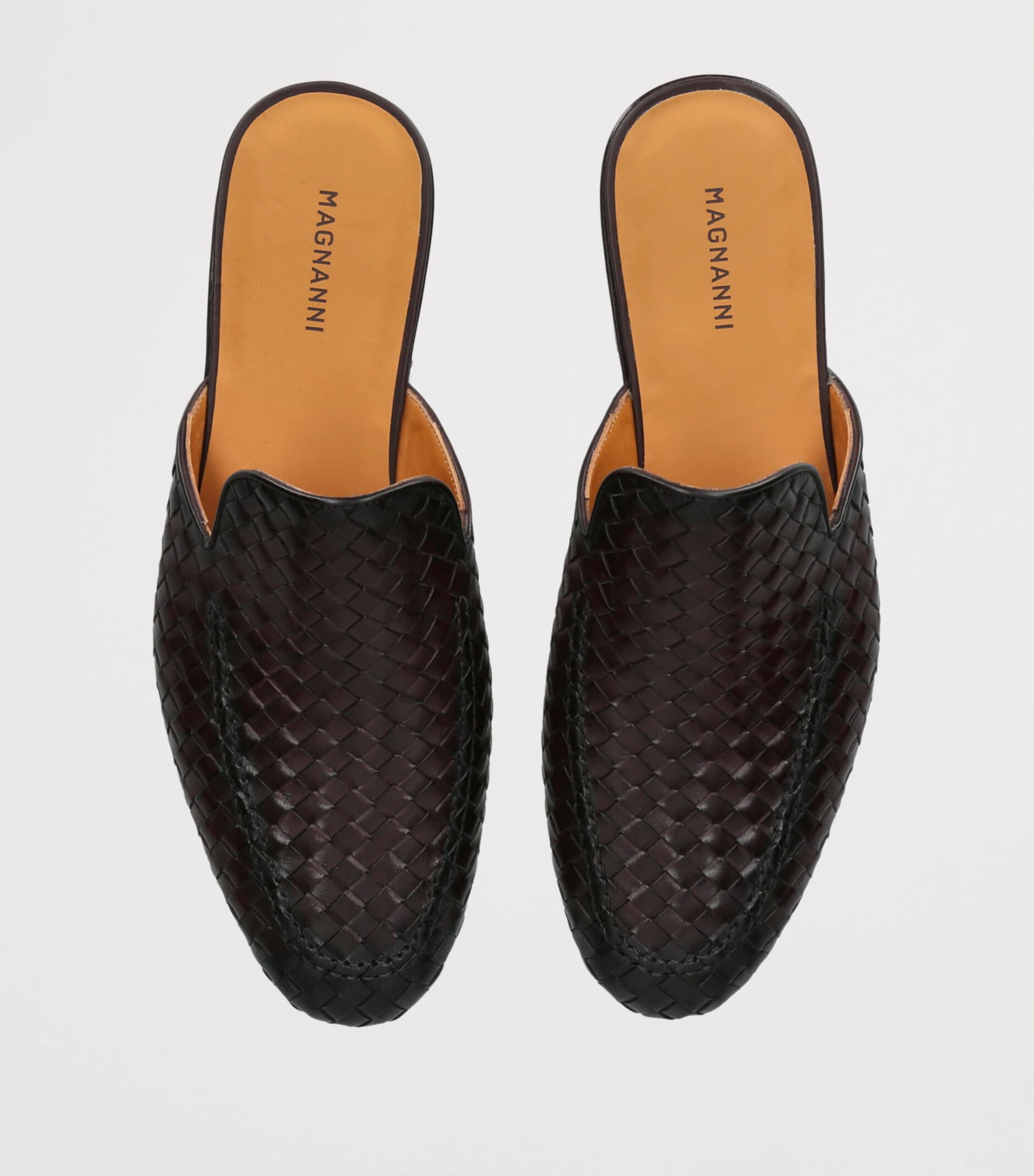 Magnanni Woven Leather Suela Slippers Brown Image 4