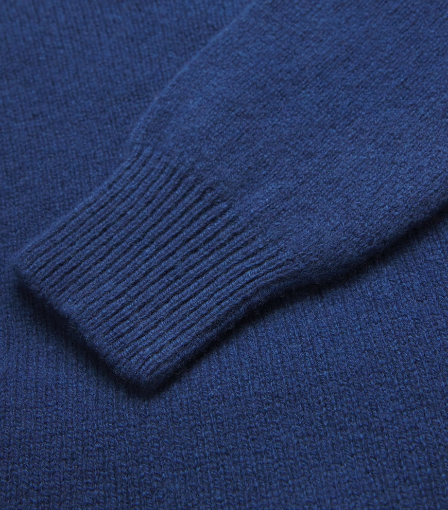 Lambswool Crew-Neck Jumper NAVAL BLUE Image 5