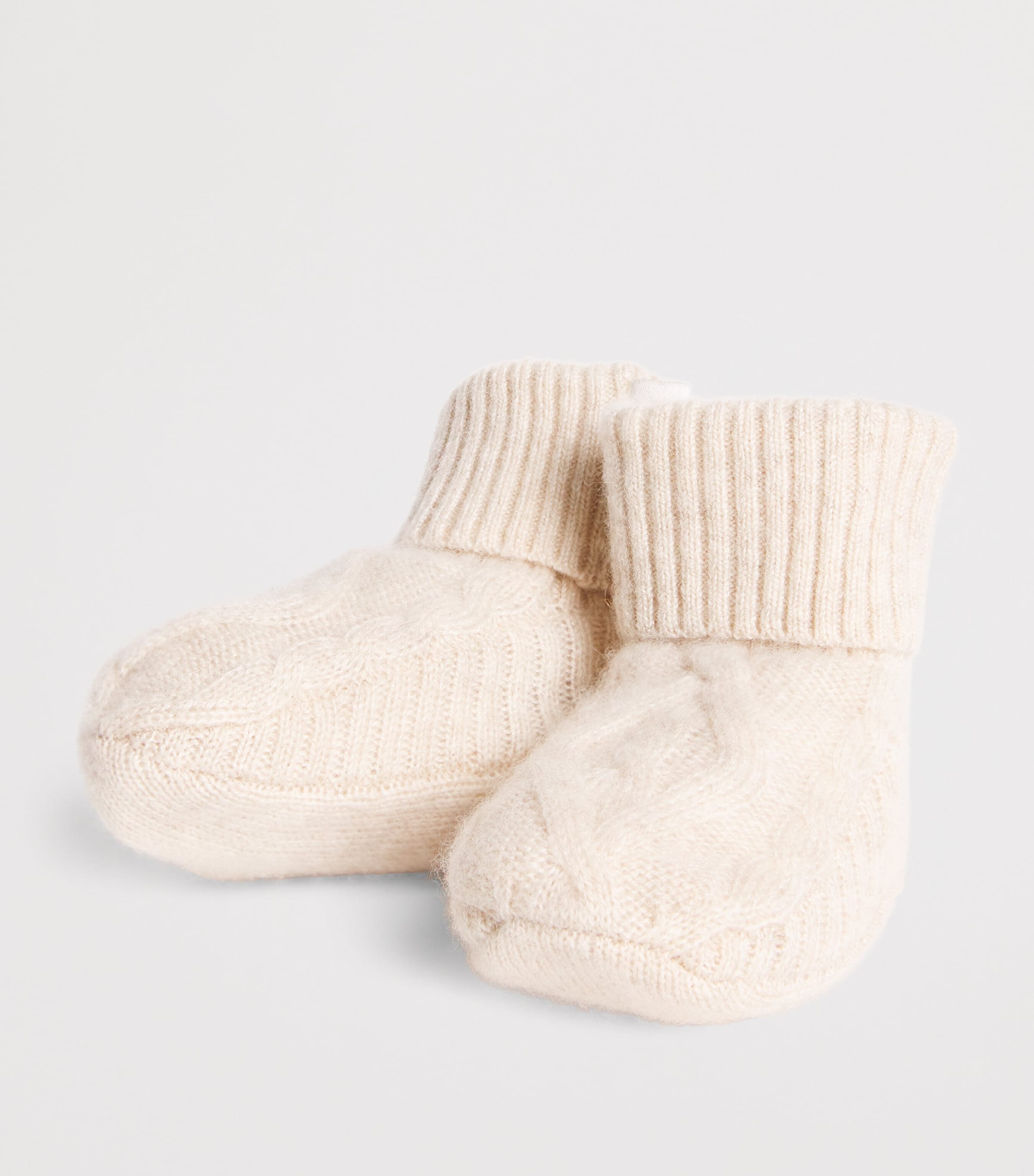 Cashmere Booties (0-18 Months) OATMEAL Image 2
