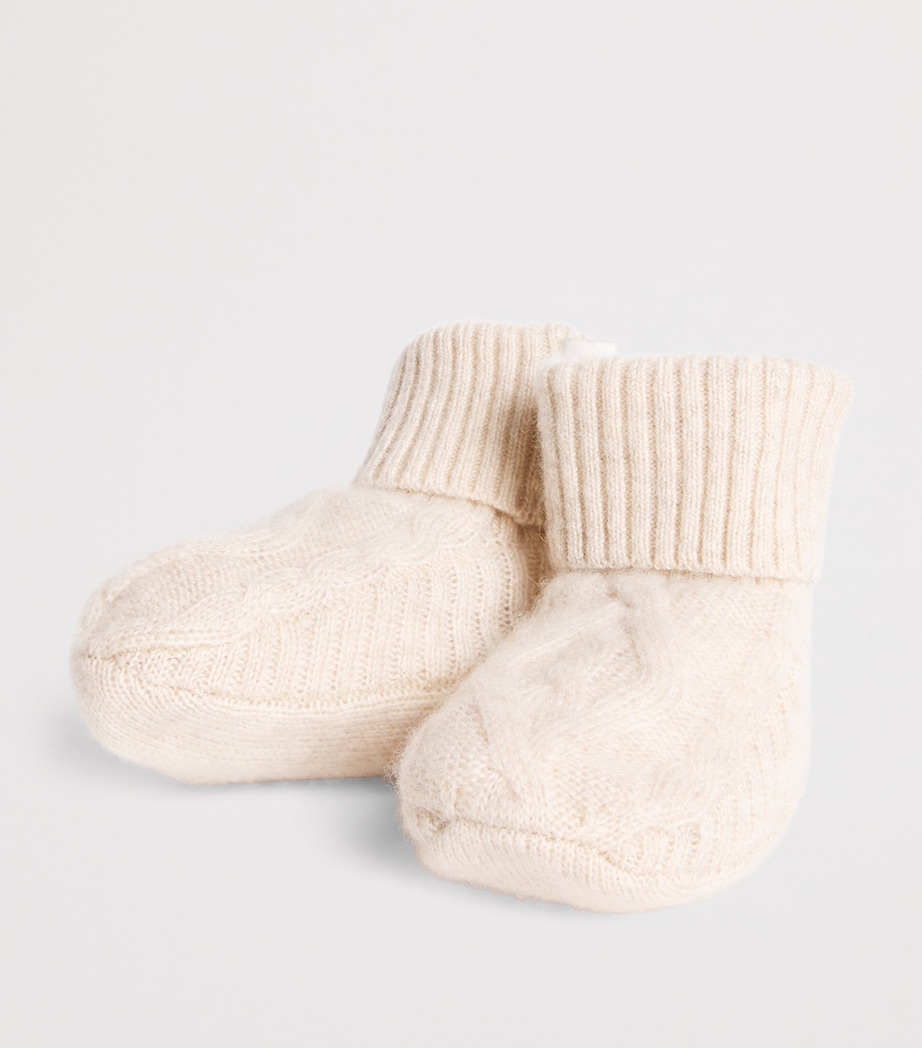 Cashmere Booties (0-18 Months) OATMEAL Image 2