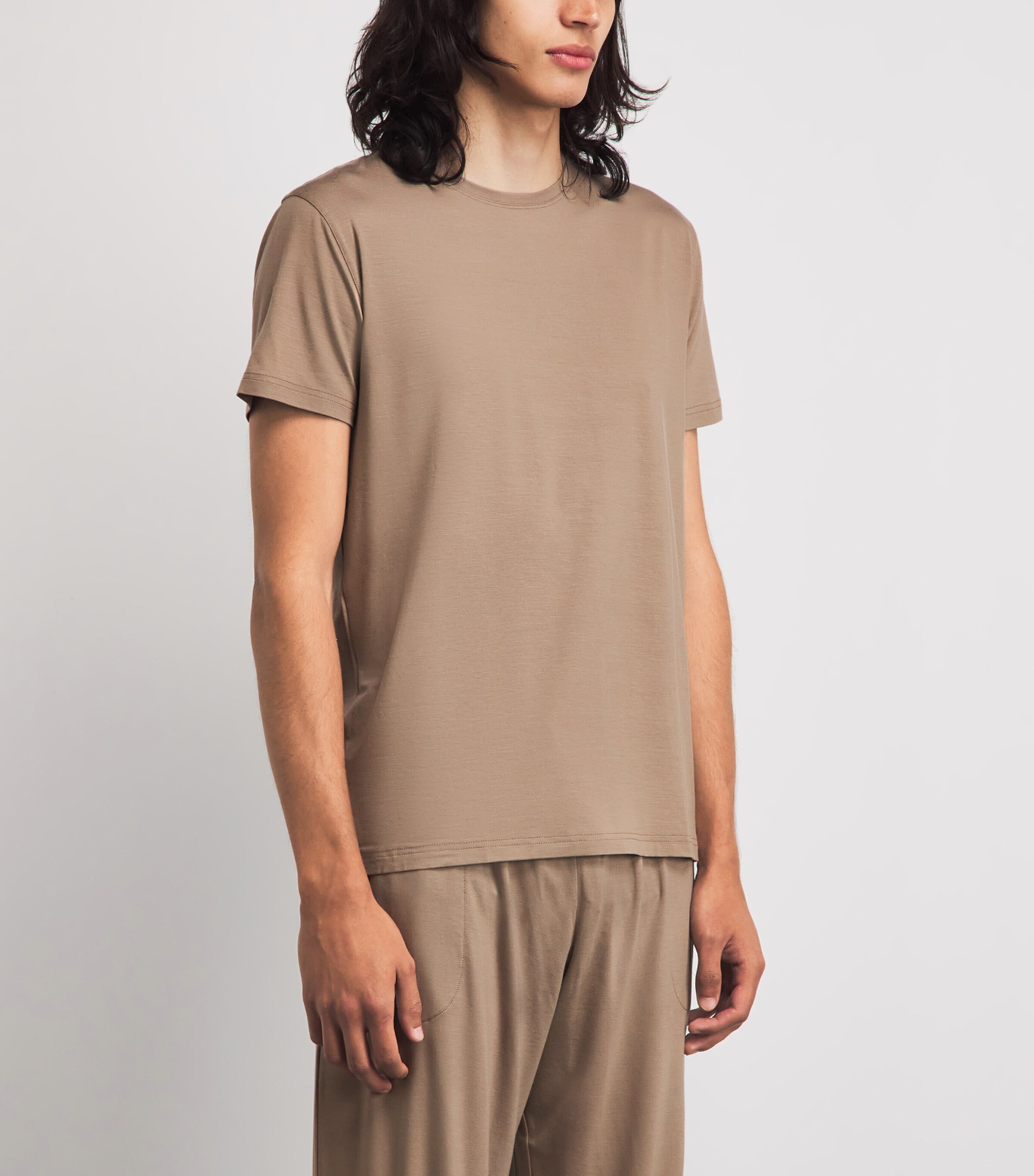 Derek Rose Mens Basel Lounge T-Shirt Bro Image 4