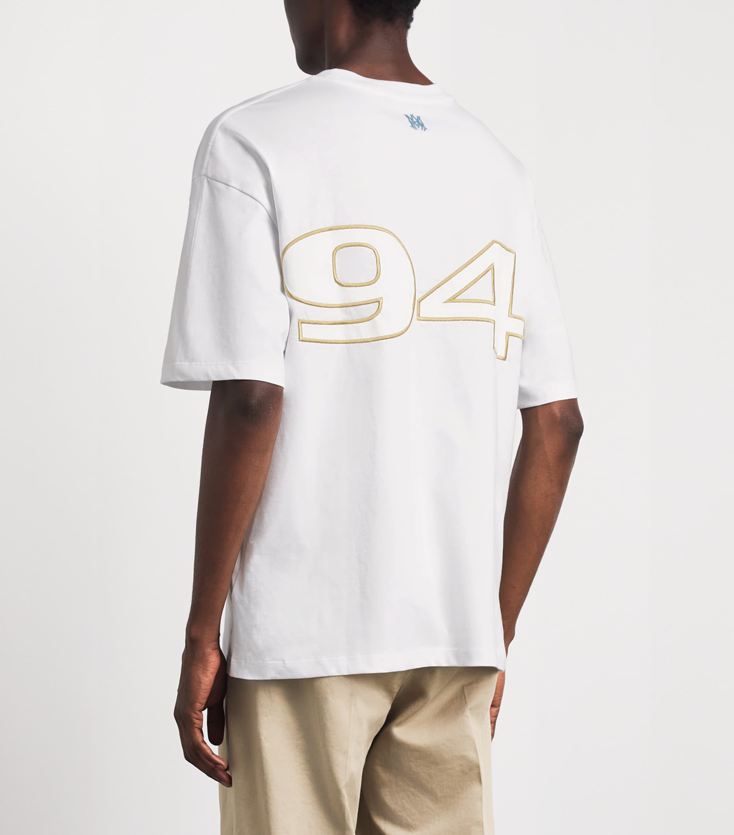 AMIRI Mens Cotton Sport 94 T-Shirt White Image 5