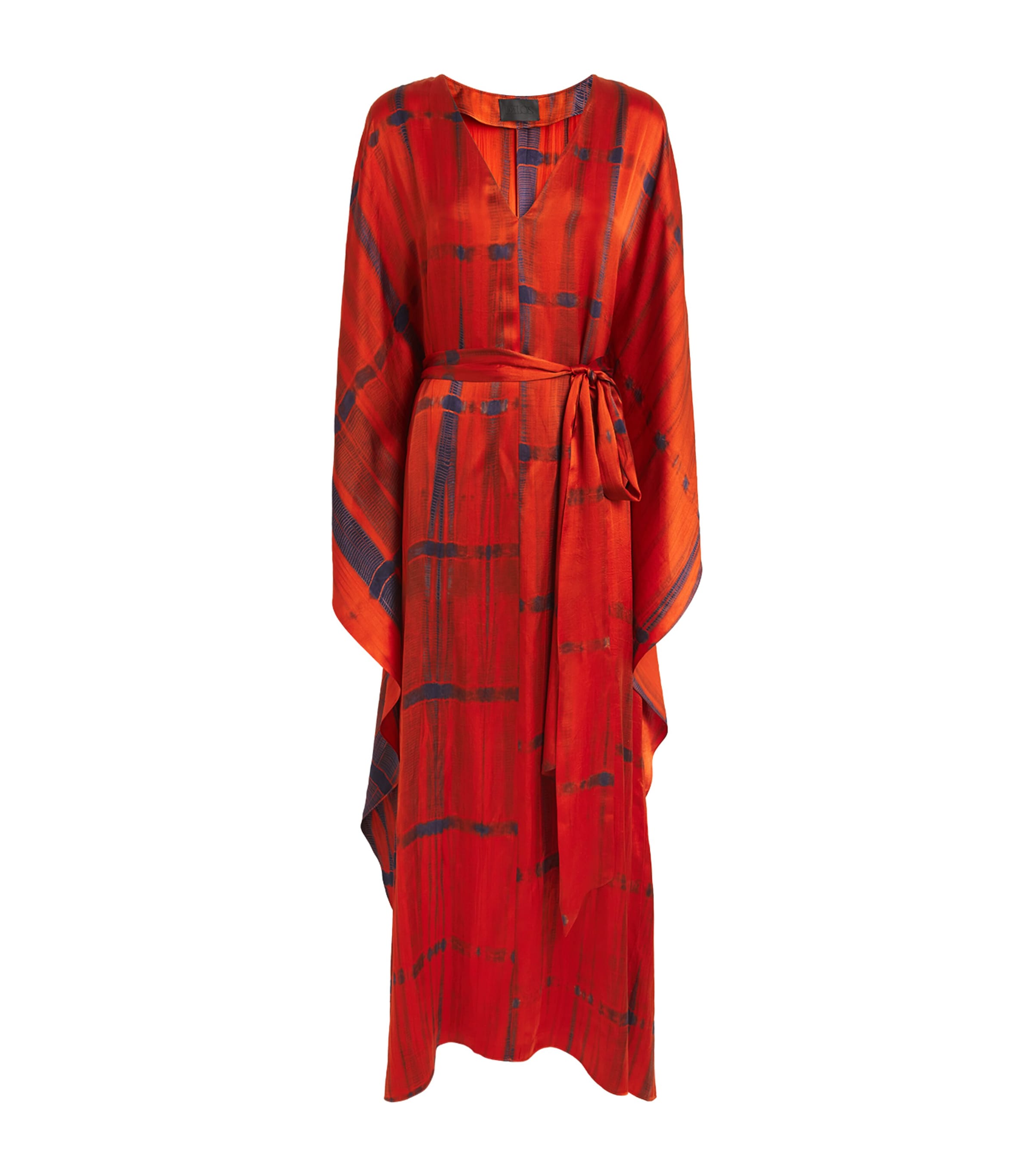 Delos Silk Cassia Maxi Dress In Red