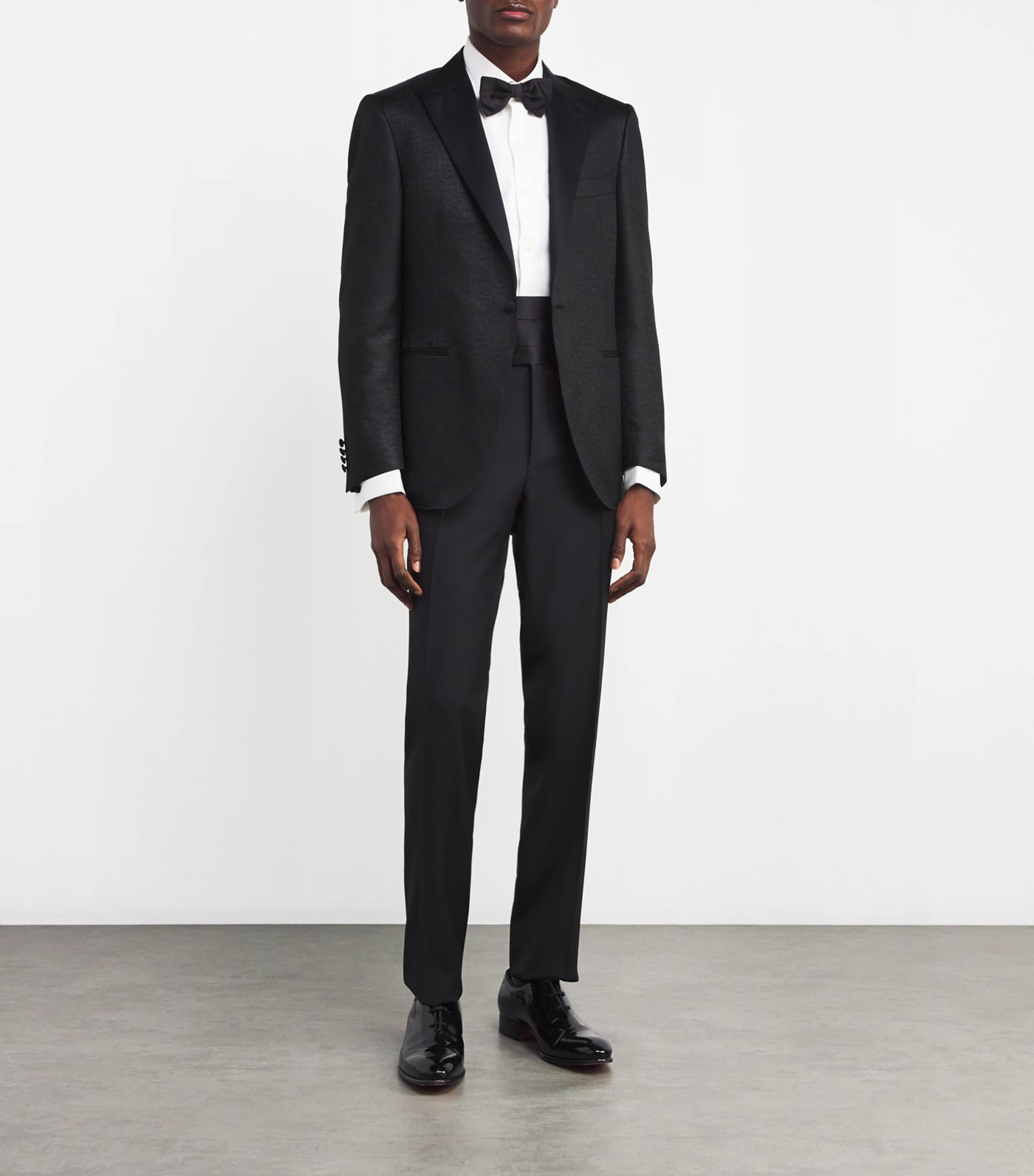 Canali Mens Cotton Textured Cocktail Jacket Image 2