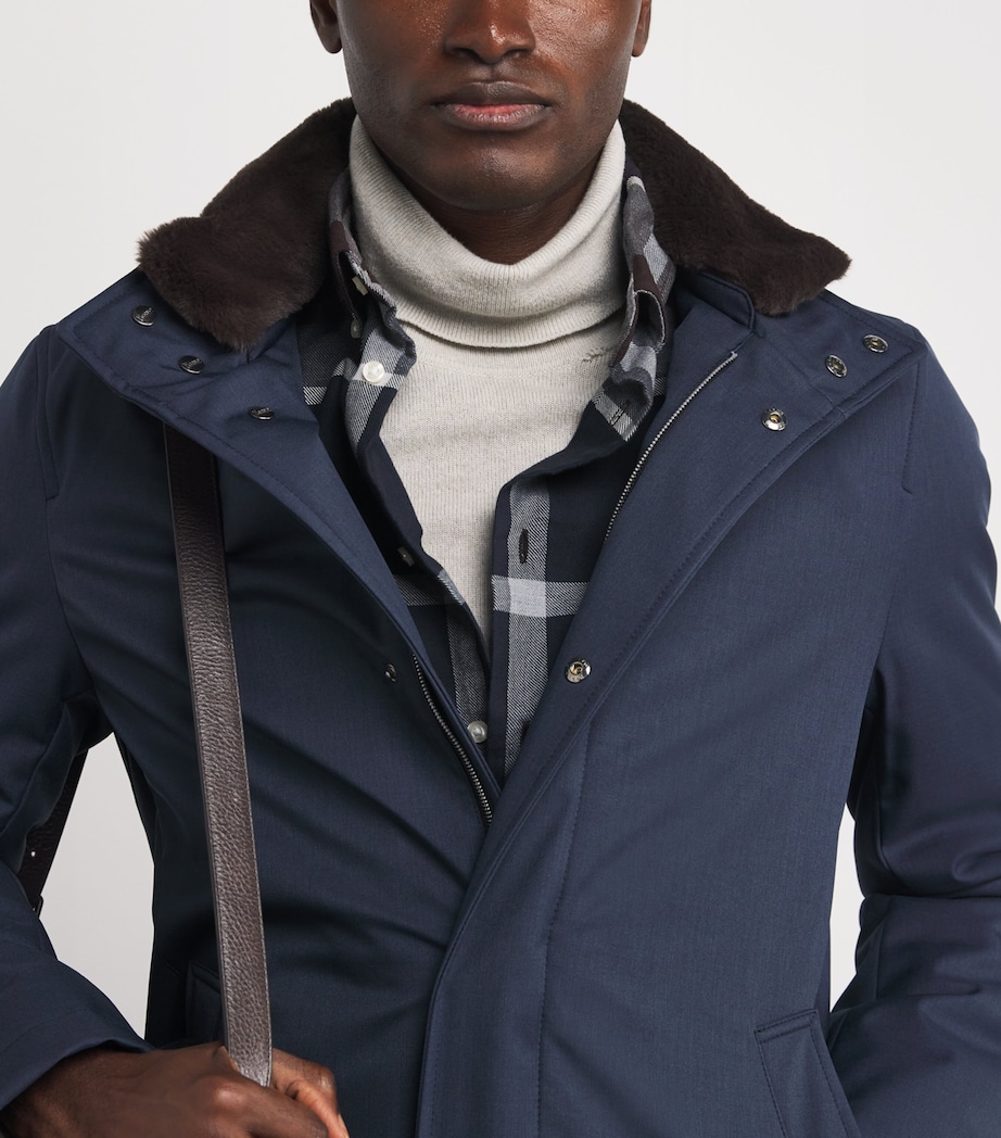 Padded Car Coat 9200 BLUE Image 6