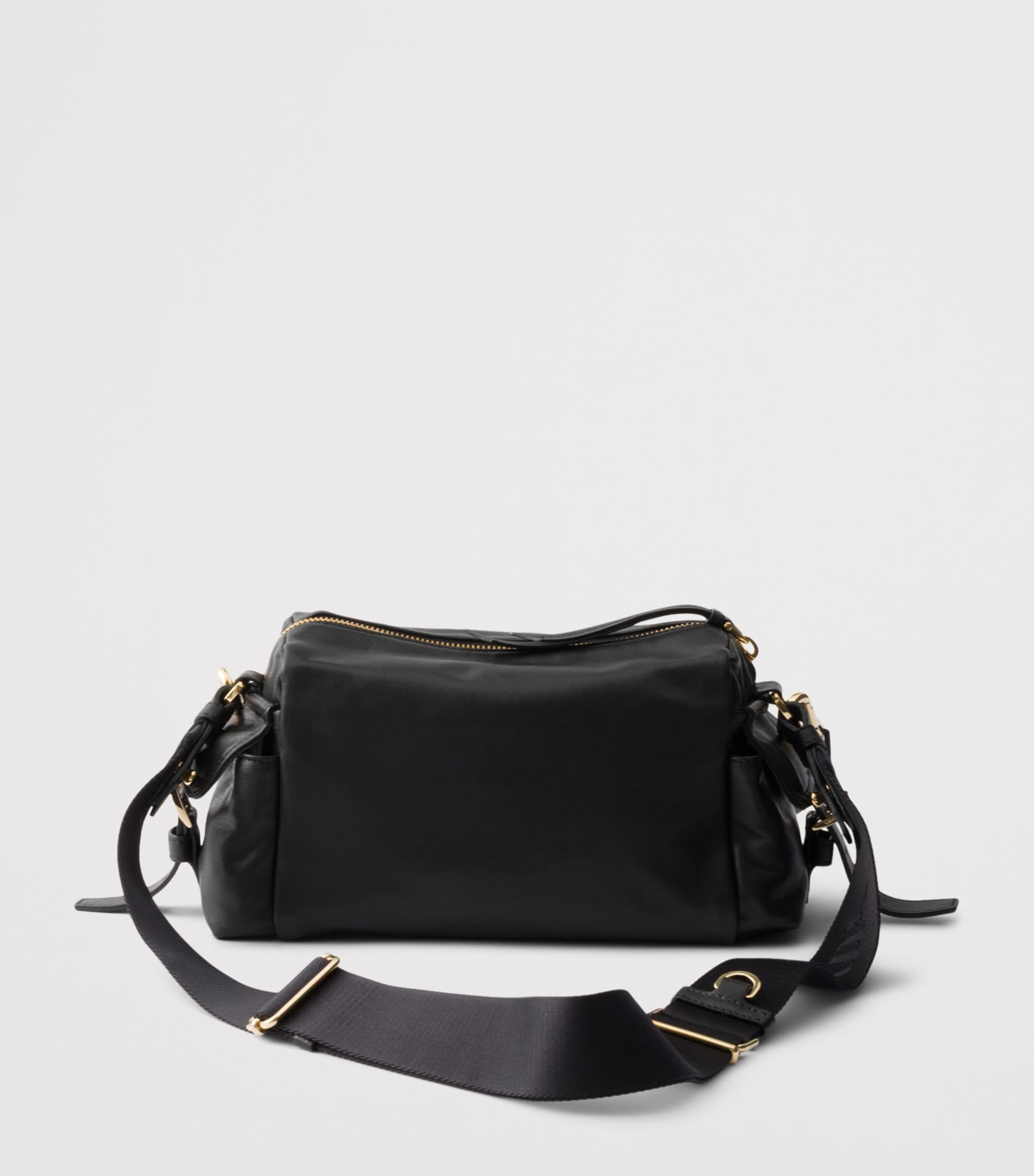 Prada Small Leather Explore Shoulder Bag Black Image 3