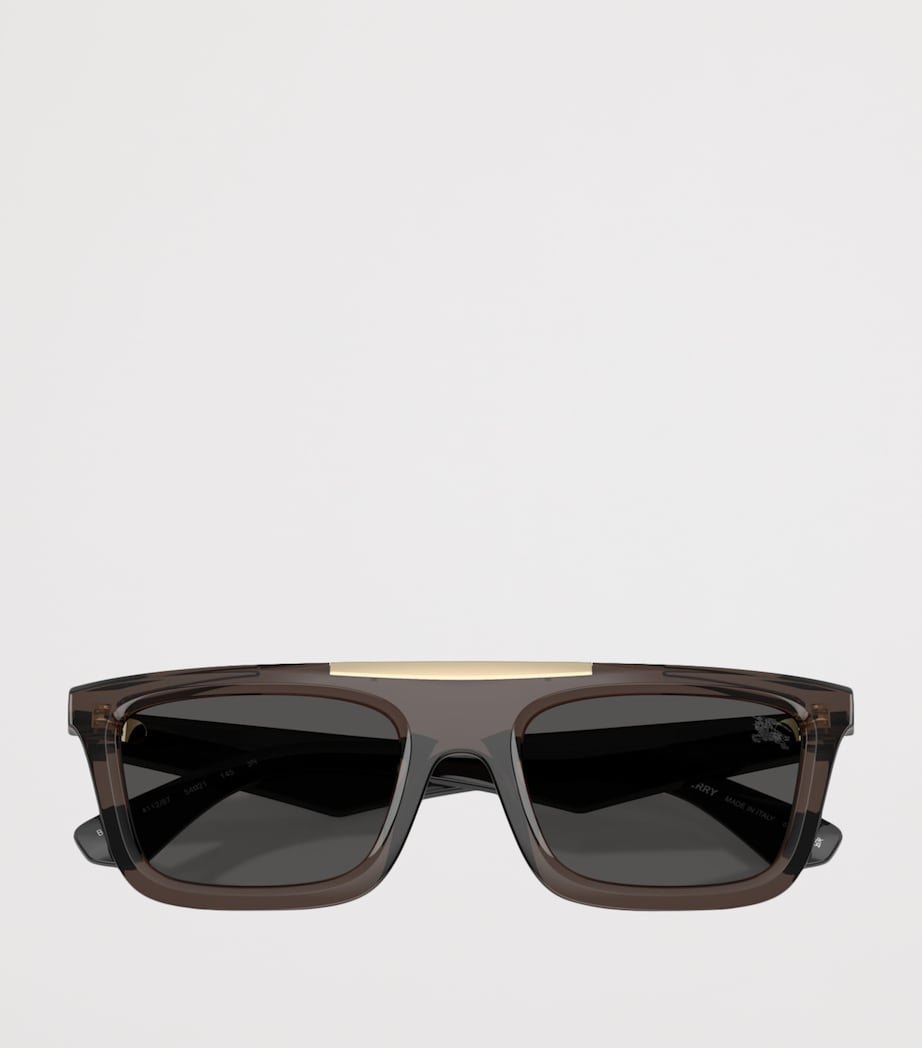 Burberry Injected BE4451U Rectangle Sunglasses Grey Image 5