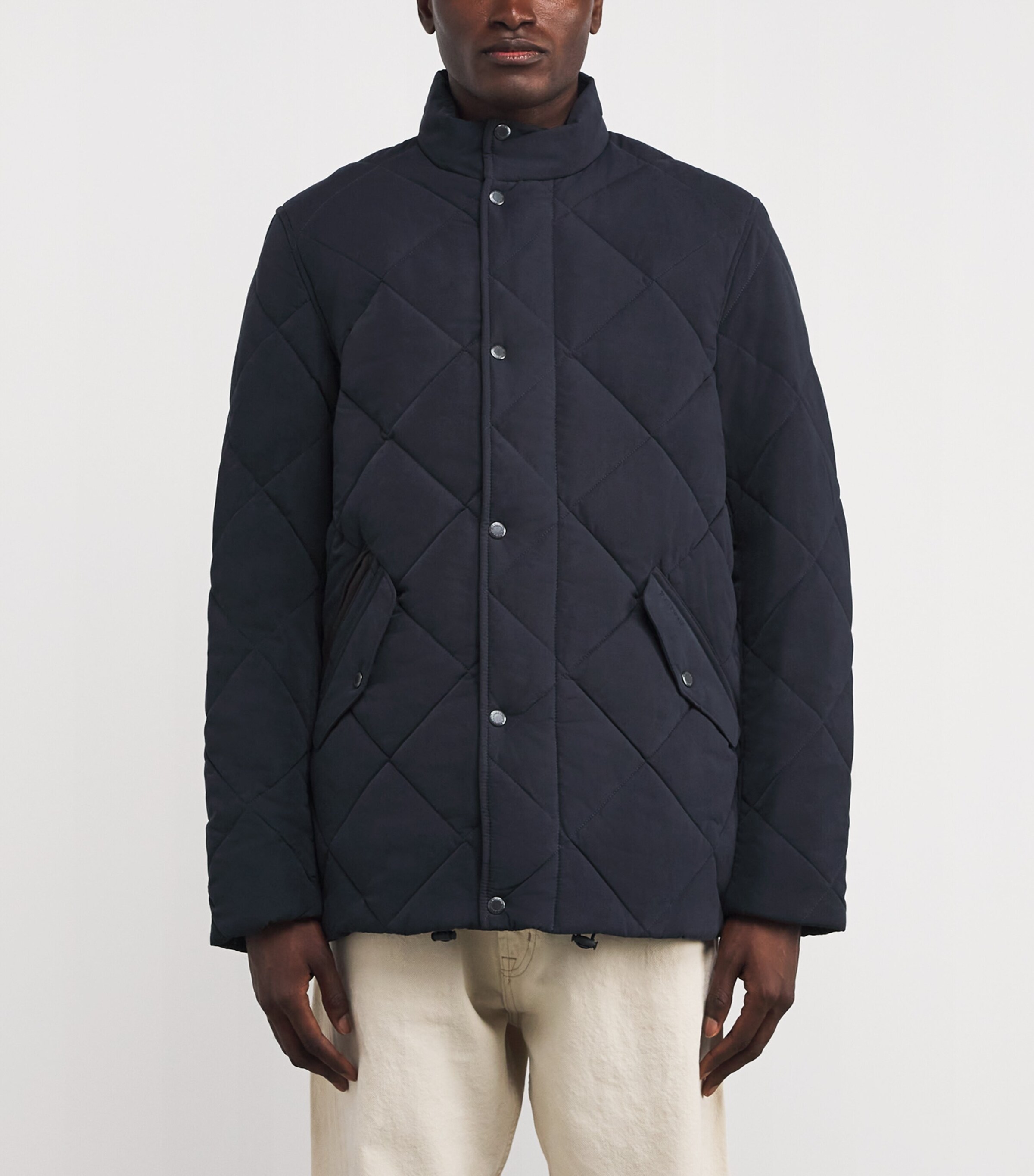 Winter Chelsea Quilted Jacket DK NAVY/MIDNIGHT OAK Image 3