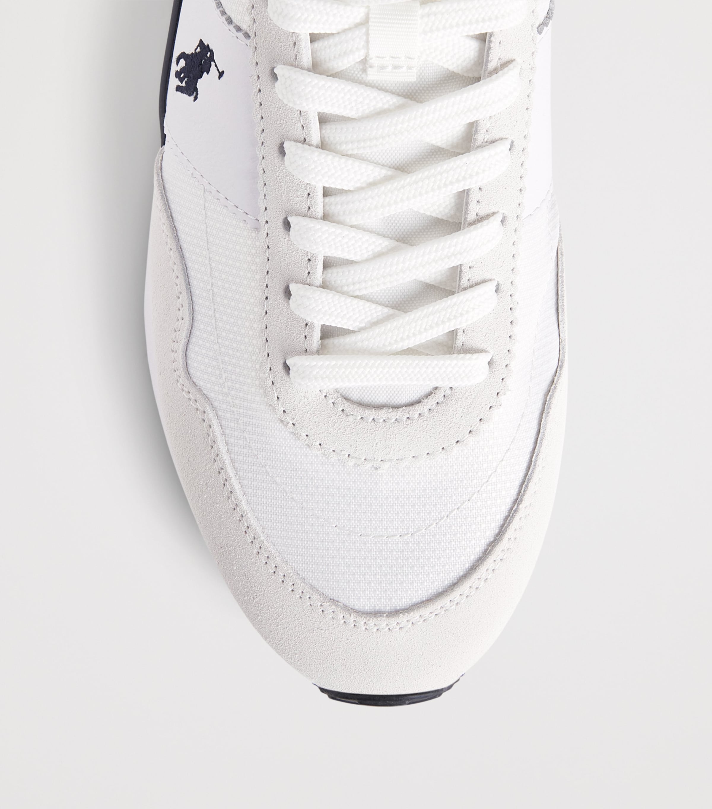Polo Ralph Lauren Leather-Blend Train 89 Sneakers White/navy/red Image 6
