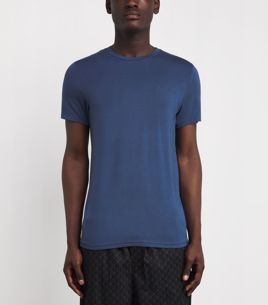 Modal-Blend Crew-Neck T-Shirt CECDARK DENIM Image 3