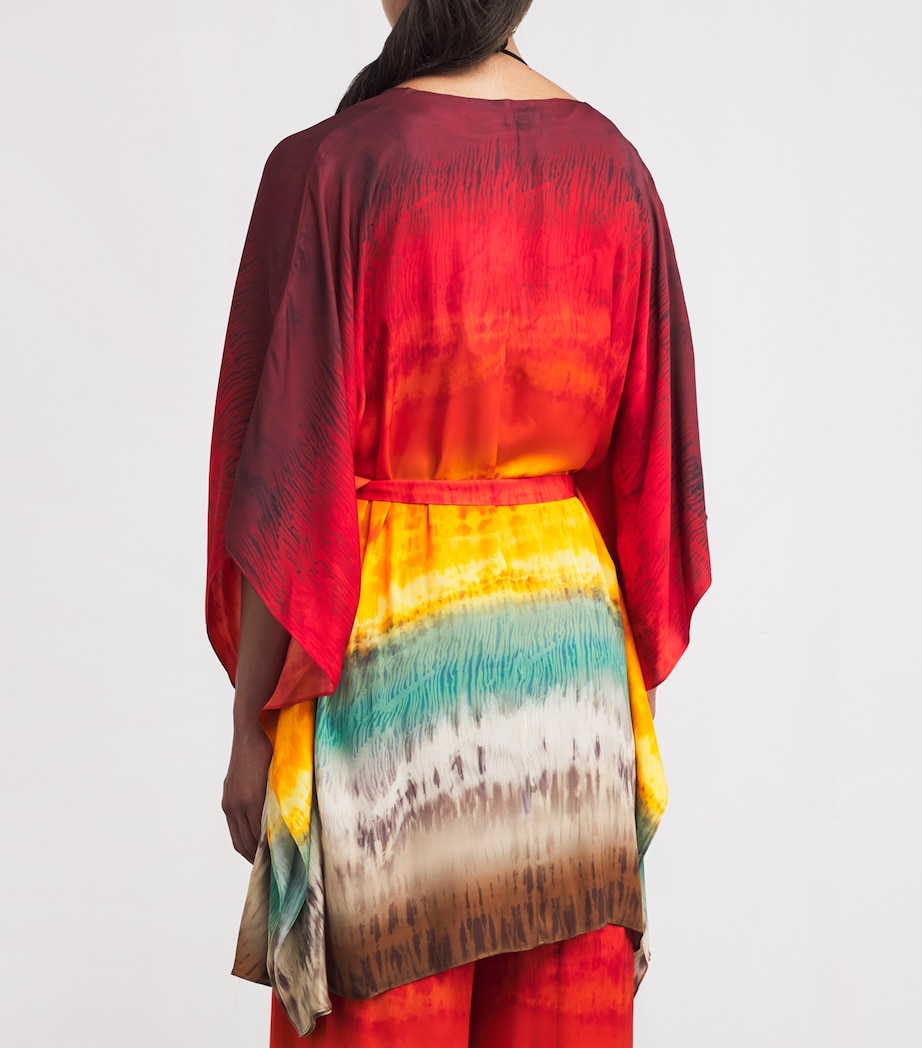 Marva Belted Kaftan E489 CRYSTAL TIE DYE Image 4