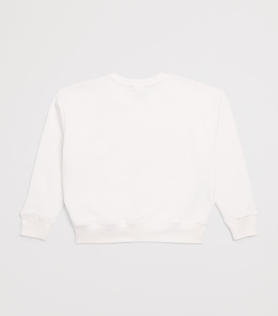 Cotton-Blend Skating Polo Bear Sweatshirt (7-14 Years) CREAM Image 2