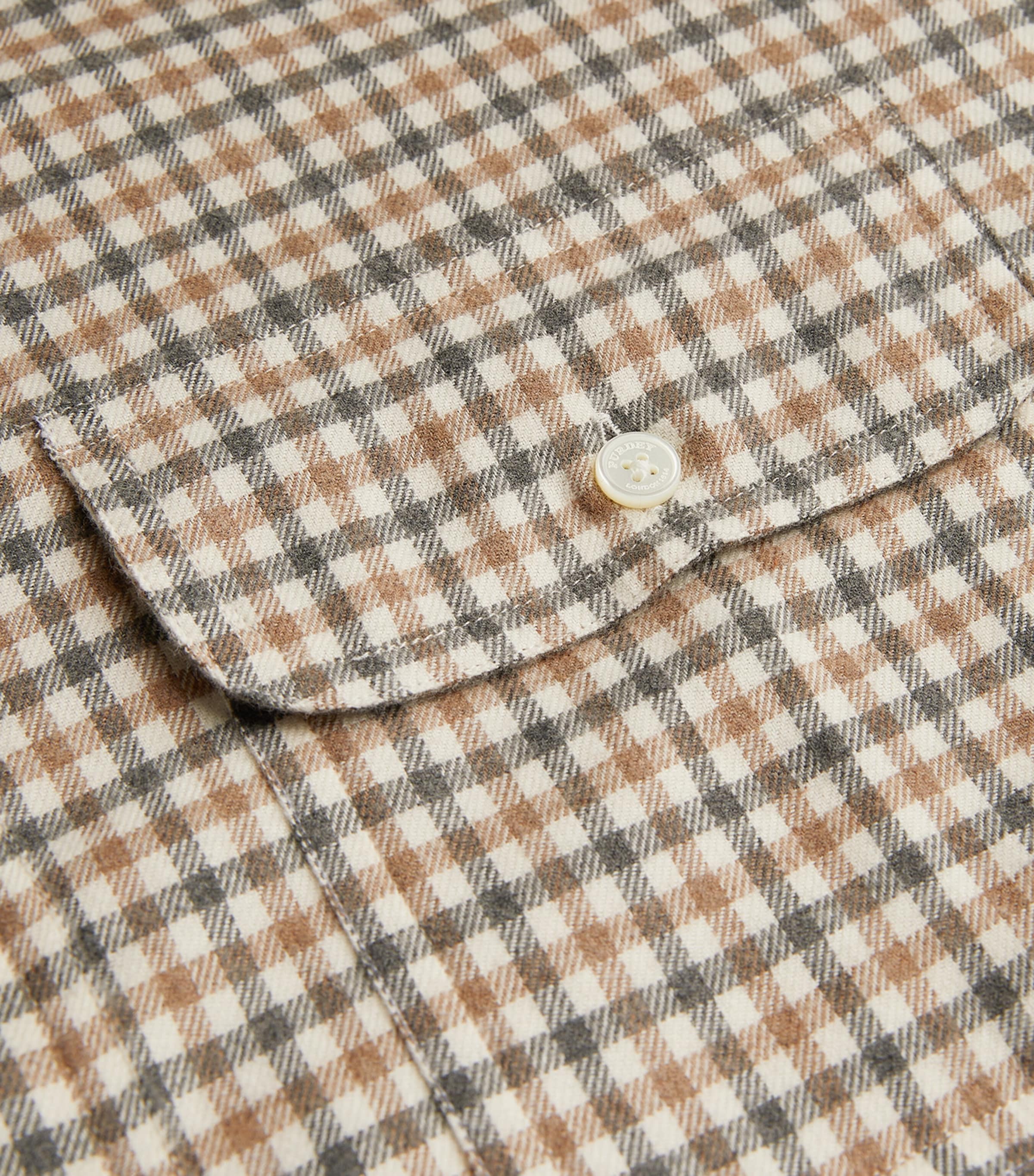 Check Shirt TAUPE Image 5