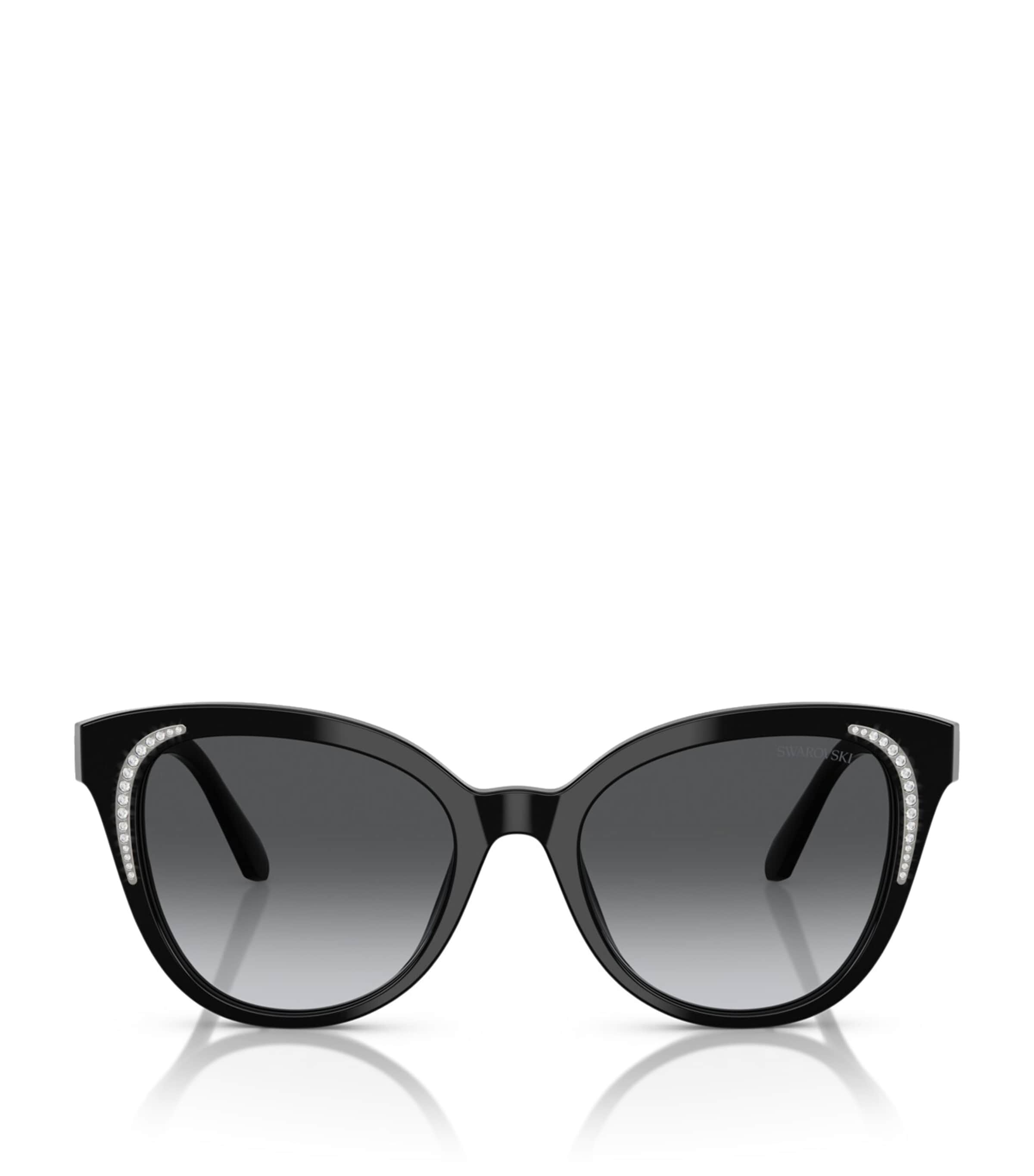 Swarovski Acetate Sk6031 Sunglasses In Black