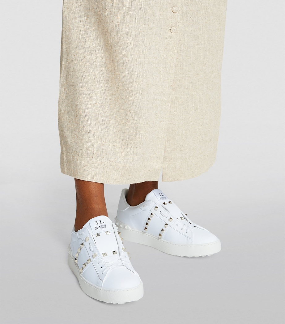 Valentino Garavani Rockstud Untitled Sneakers WHITE Image 2