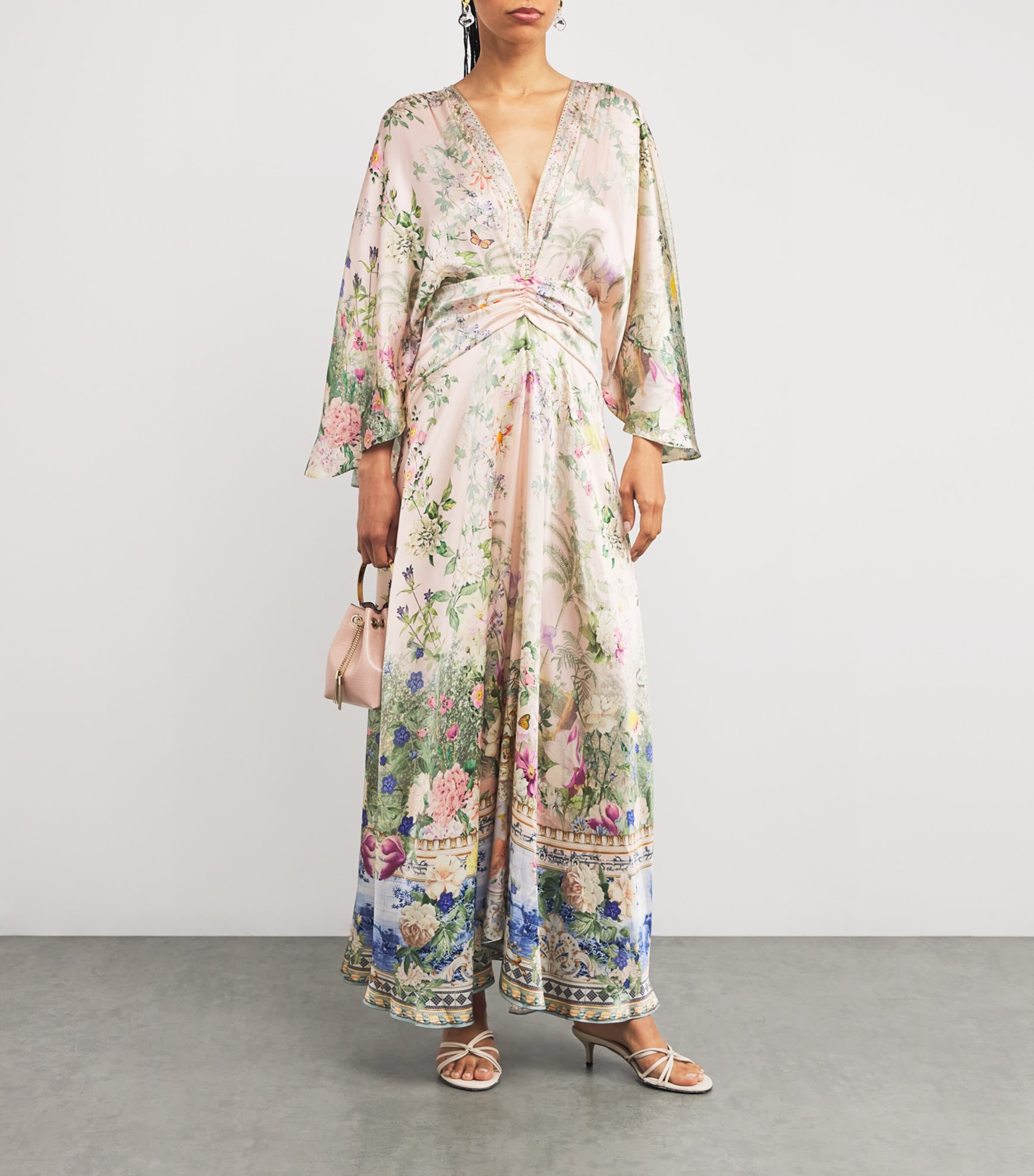 Camilla Womens Silk Palacio Playground Maxi Dress Plciplay Image 2