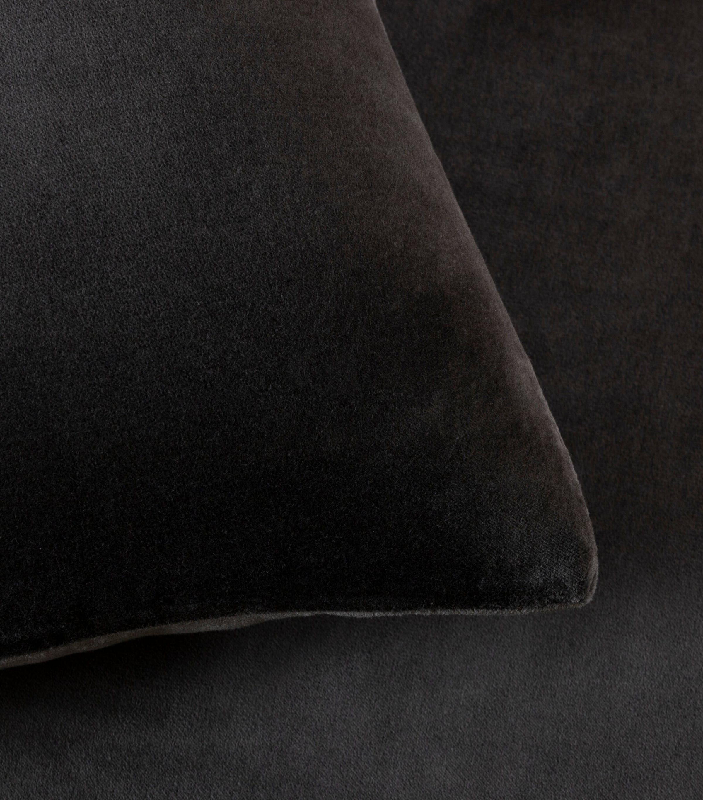 Luxury Velvet Cushion Cover (50cm x 50cm) 0209 - MAHOGANY GREY Image 6