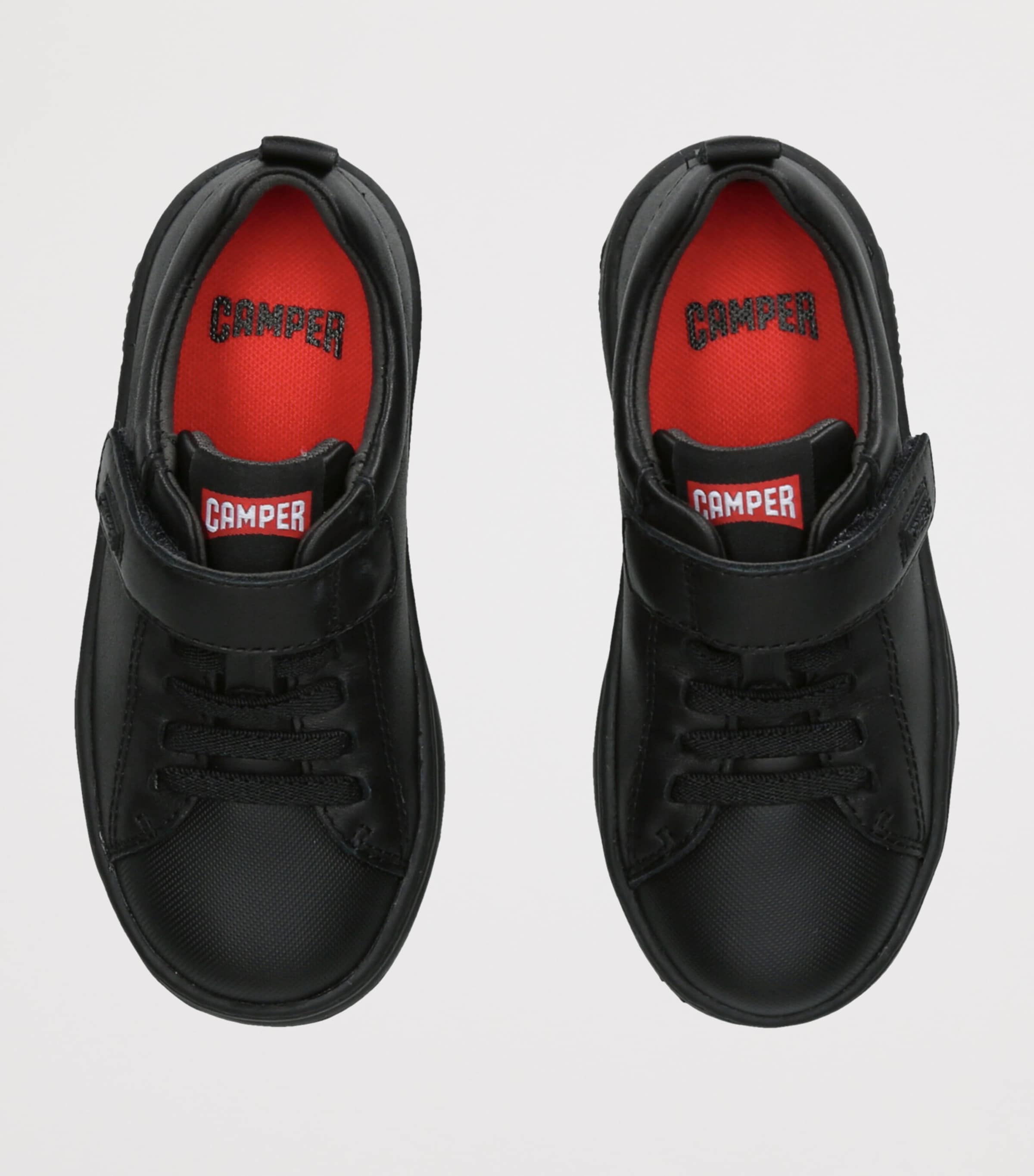 Camper Leather Runner School Shoes Black Image 3