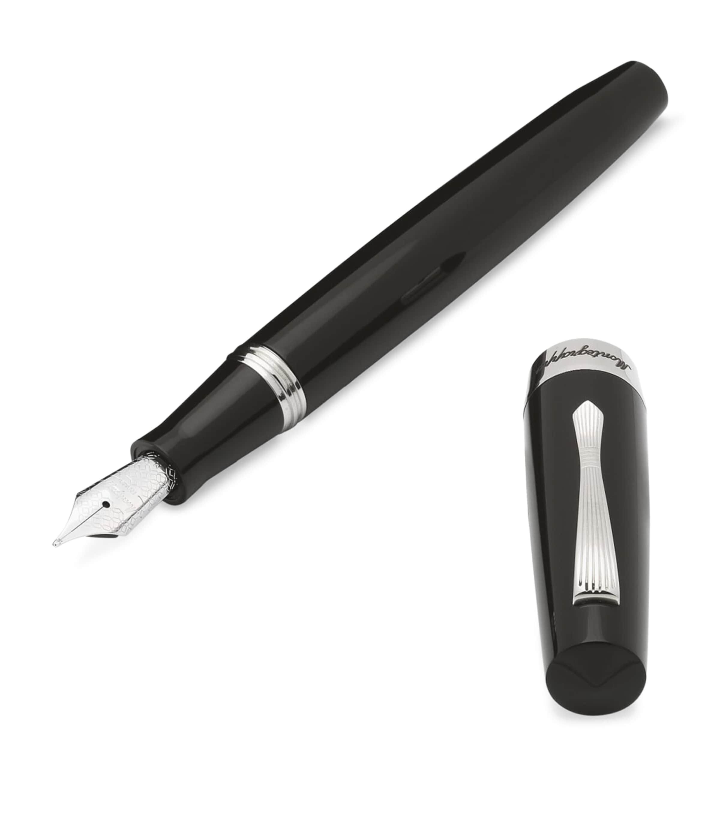Montegrappa Elmo Fountain Pen In Black