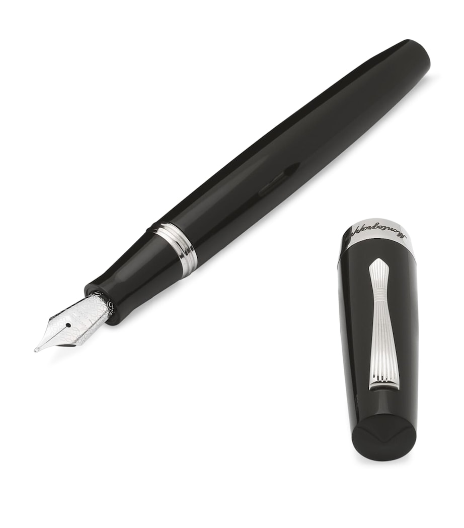 Elmo Fountain Pen JET BLACK Image 1