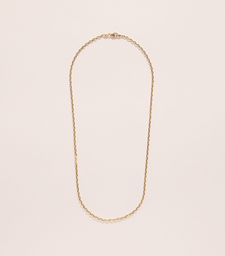 Jade Trau Yellow Gold Rectangle No.70 Chain Necklace Yellow Gold Image 3