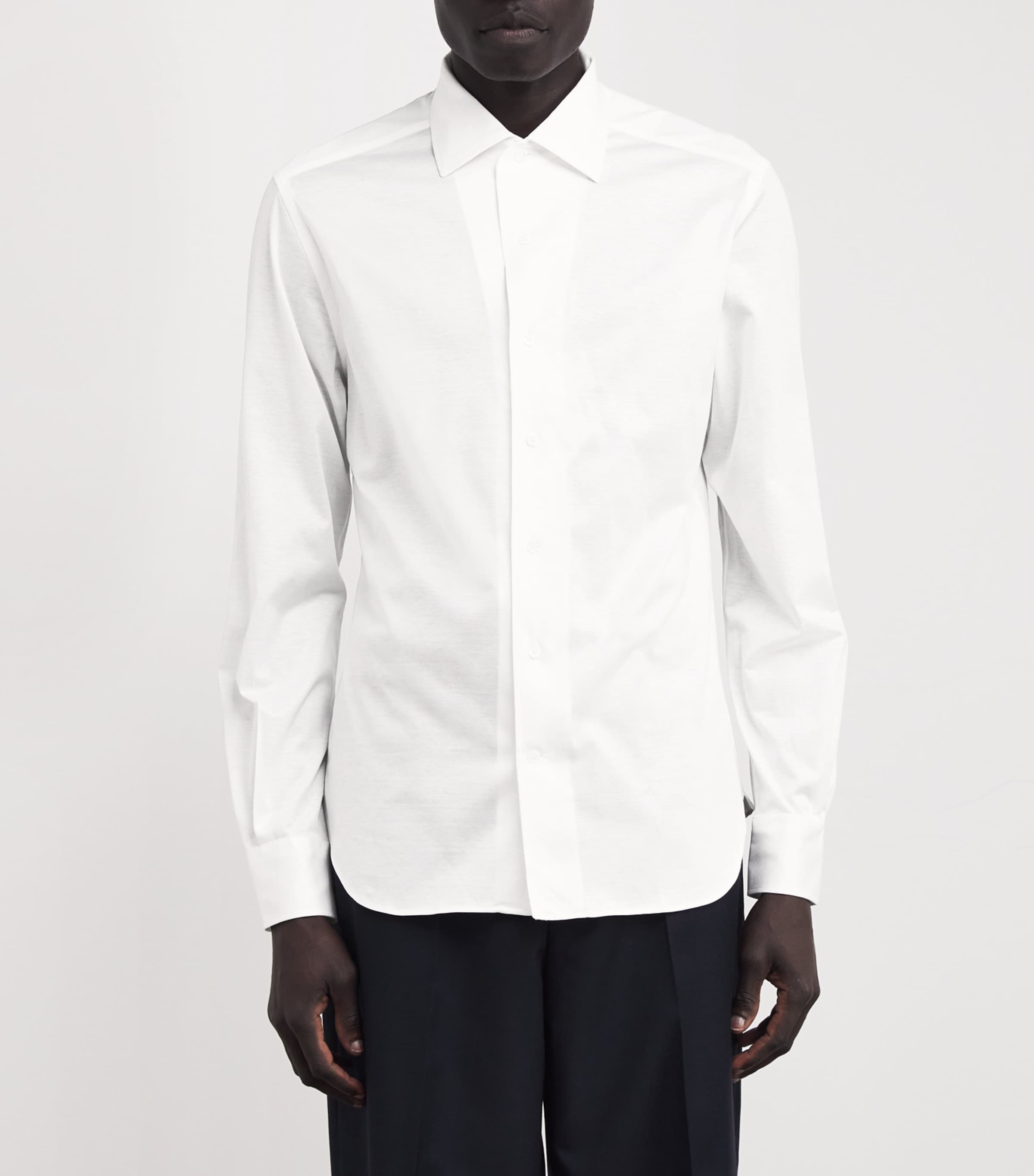 Cotton Jersey Shirt 028 OPTICAL WHITE Image 3