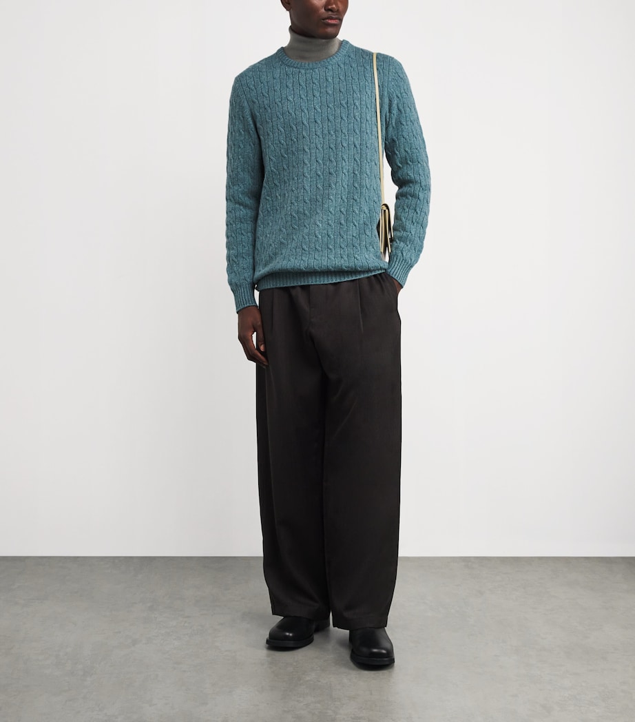 Cashmere Cable-Knit Sweater HC0038 SEASCAPE Image 2
