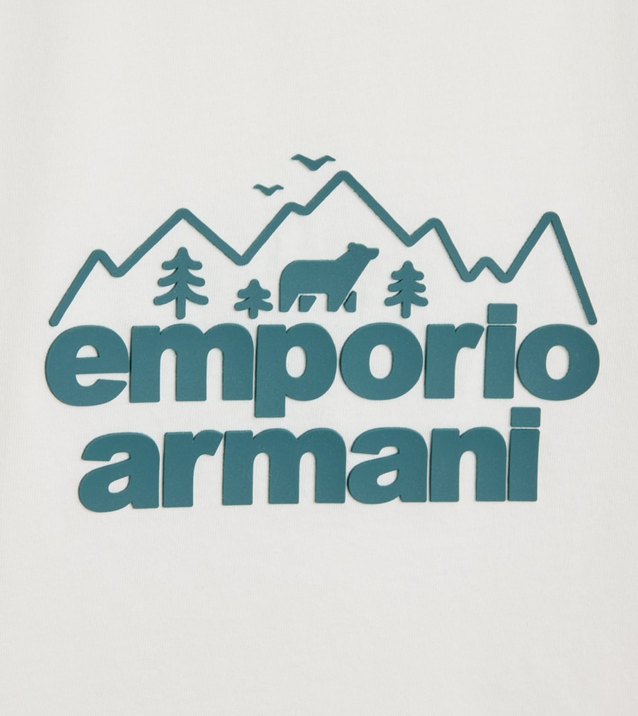 Cotton Logo Long-Sleeve T-Shirt (4-16 Years) U0003OFF WHITE Image 2