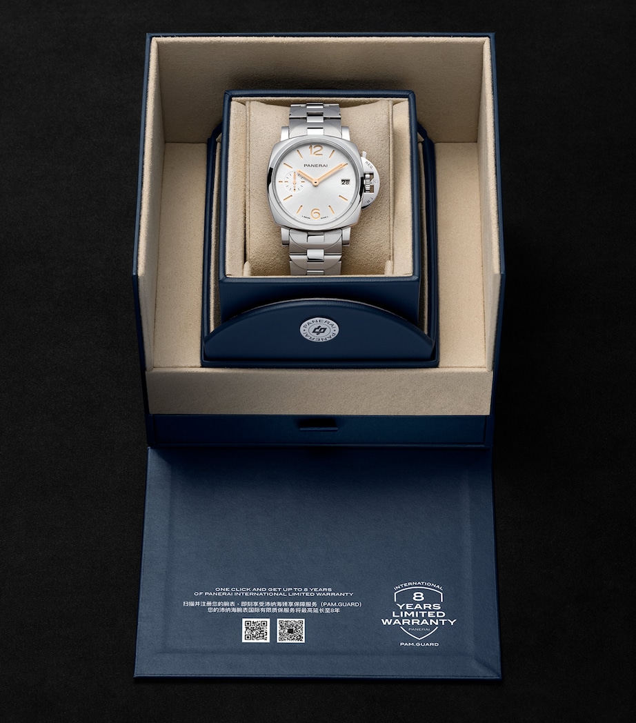 Stainless Steel Luminor Due Watch 38mm SILVER Image 6