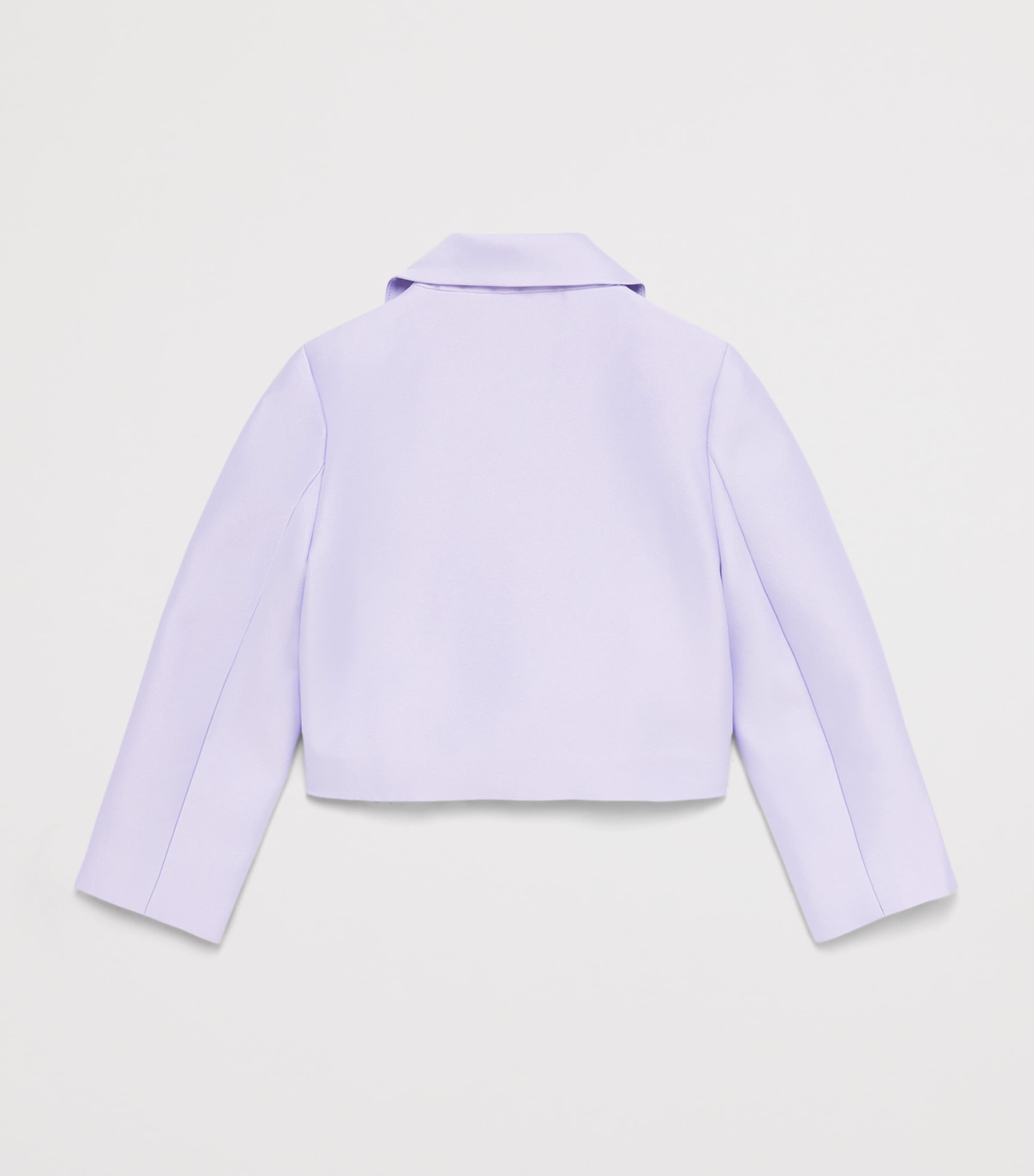 Self-Portrait Kids Taffeta Sequin-Embellished Jacket (4-12 Years) Lilac Image 2