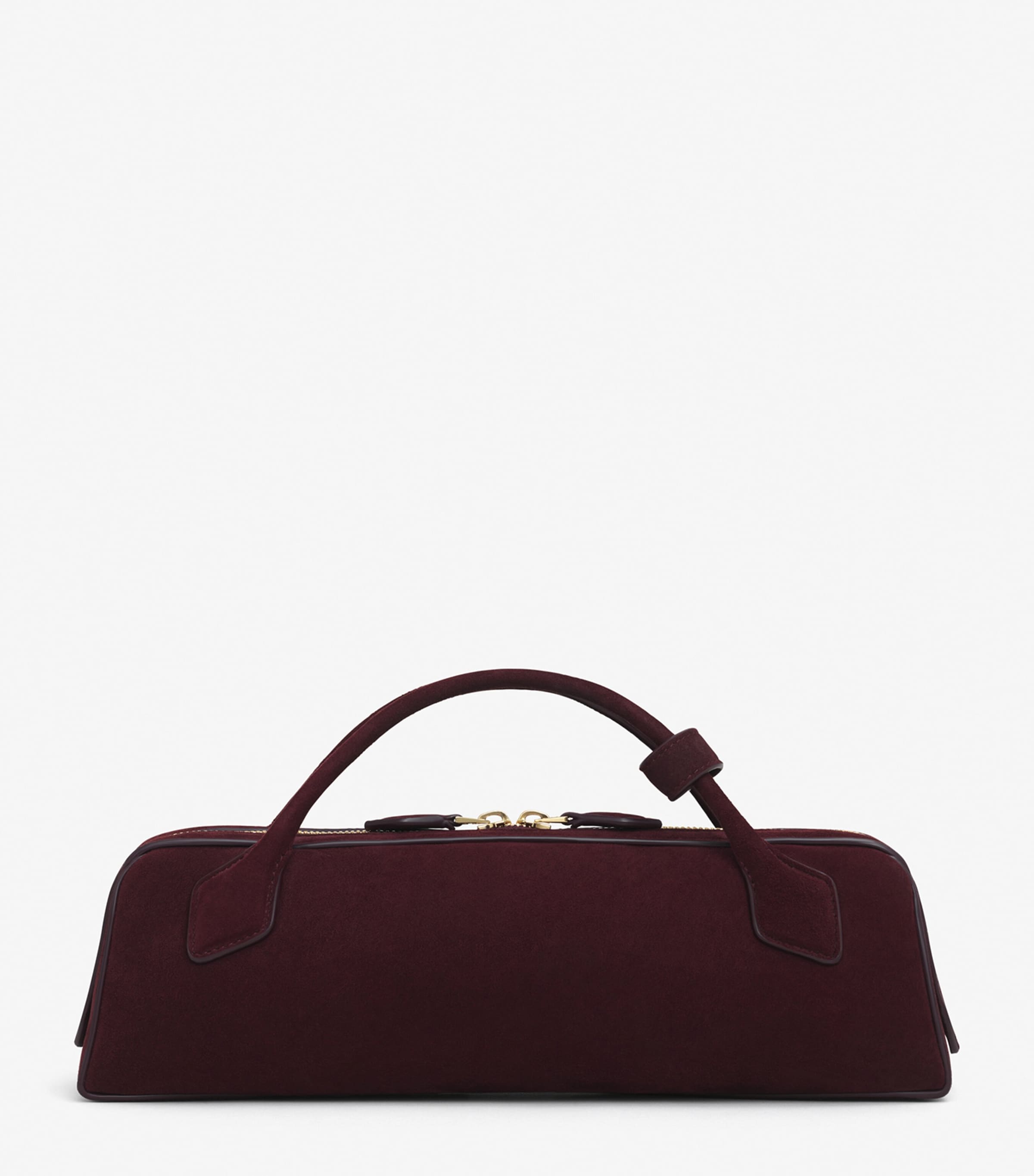 Alaïa Suede Le Teckel Top-Handle Bag | Harrods UK
