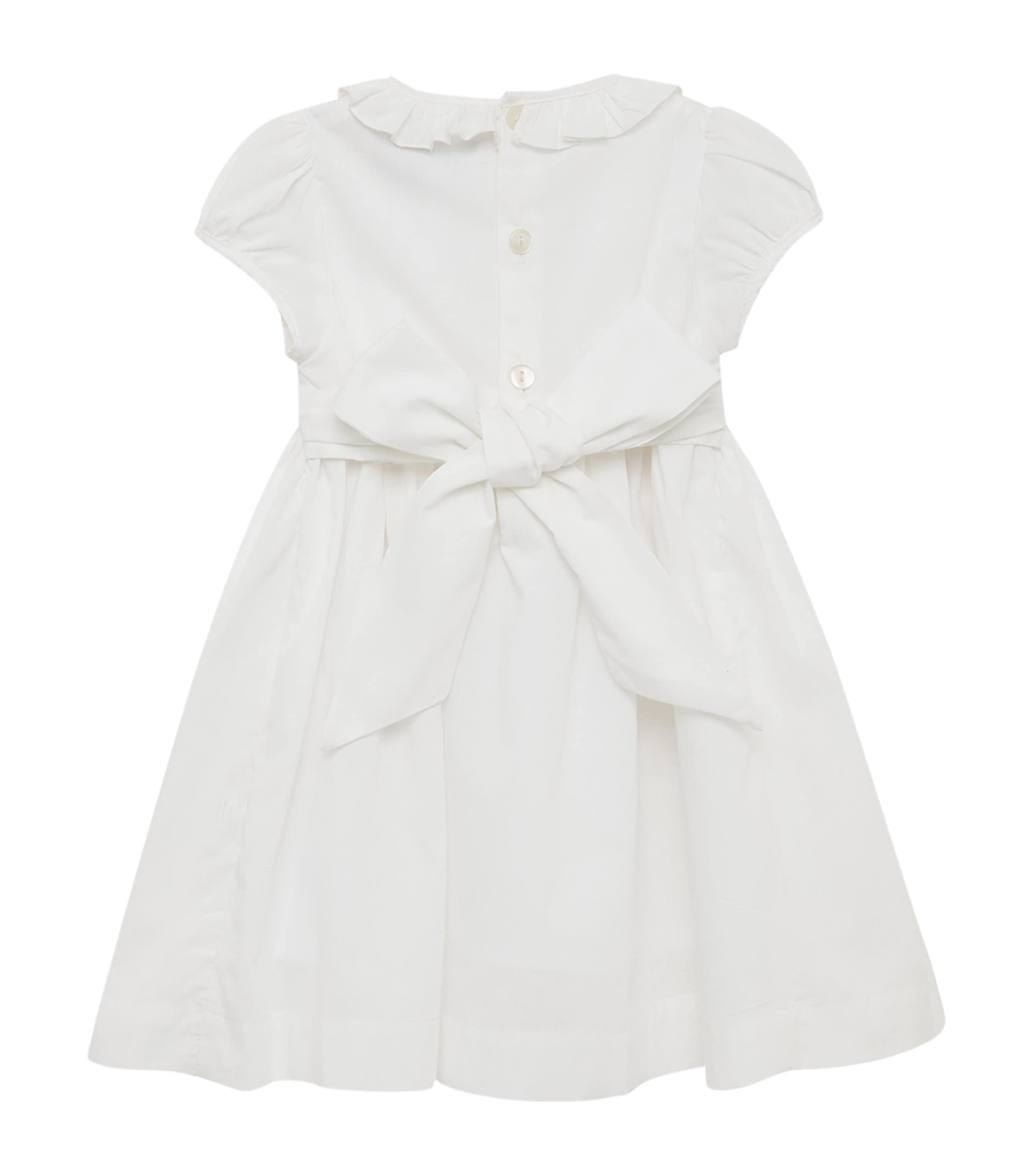 Smocked Willow Rose Dress (3-24 Months) WHITE Image 2