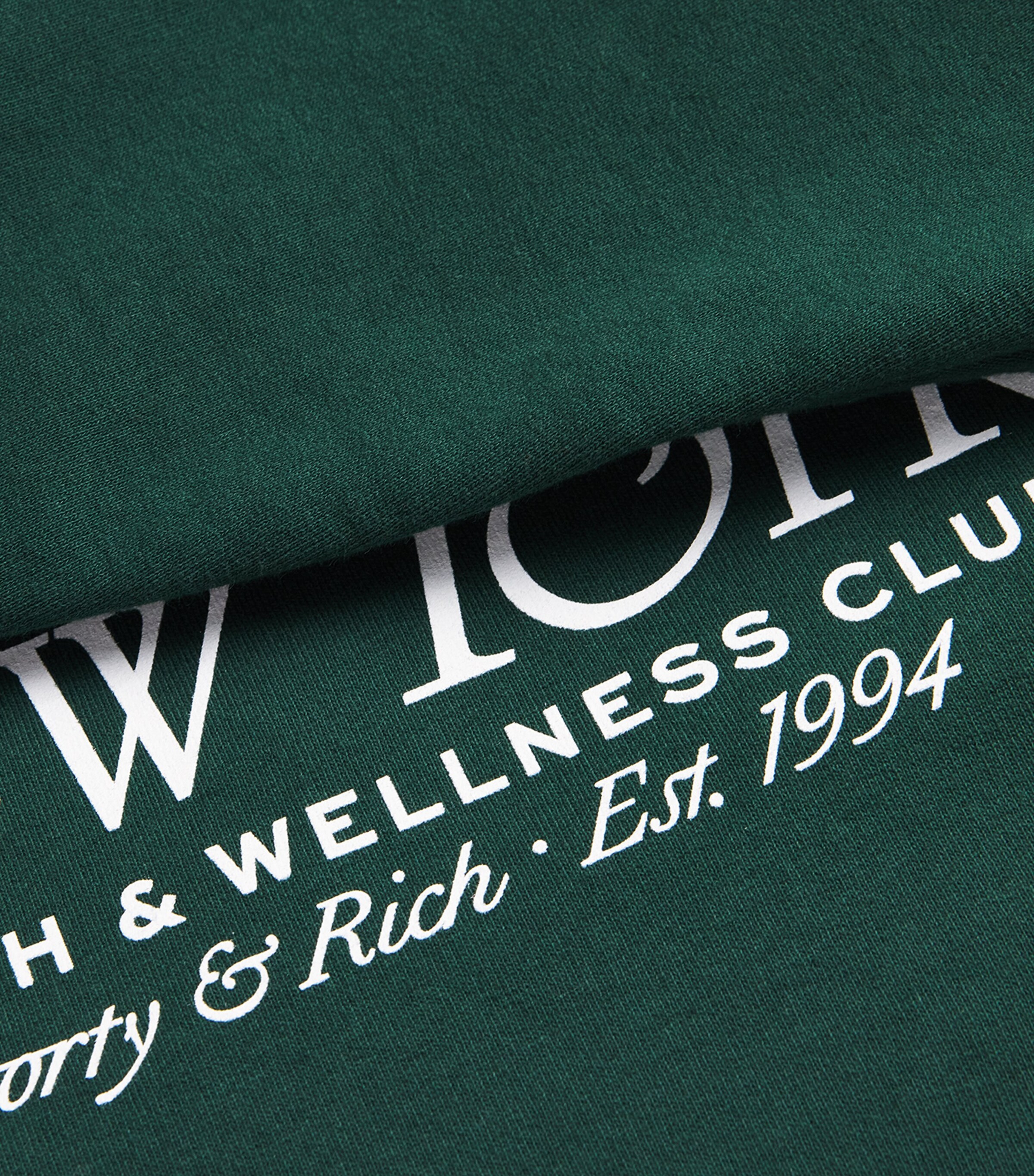 Sporty & Rich Womens Cotton NY 94 Sweatshirt Forest Image 5