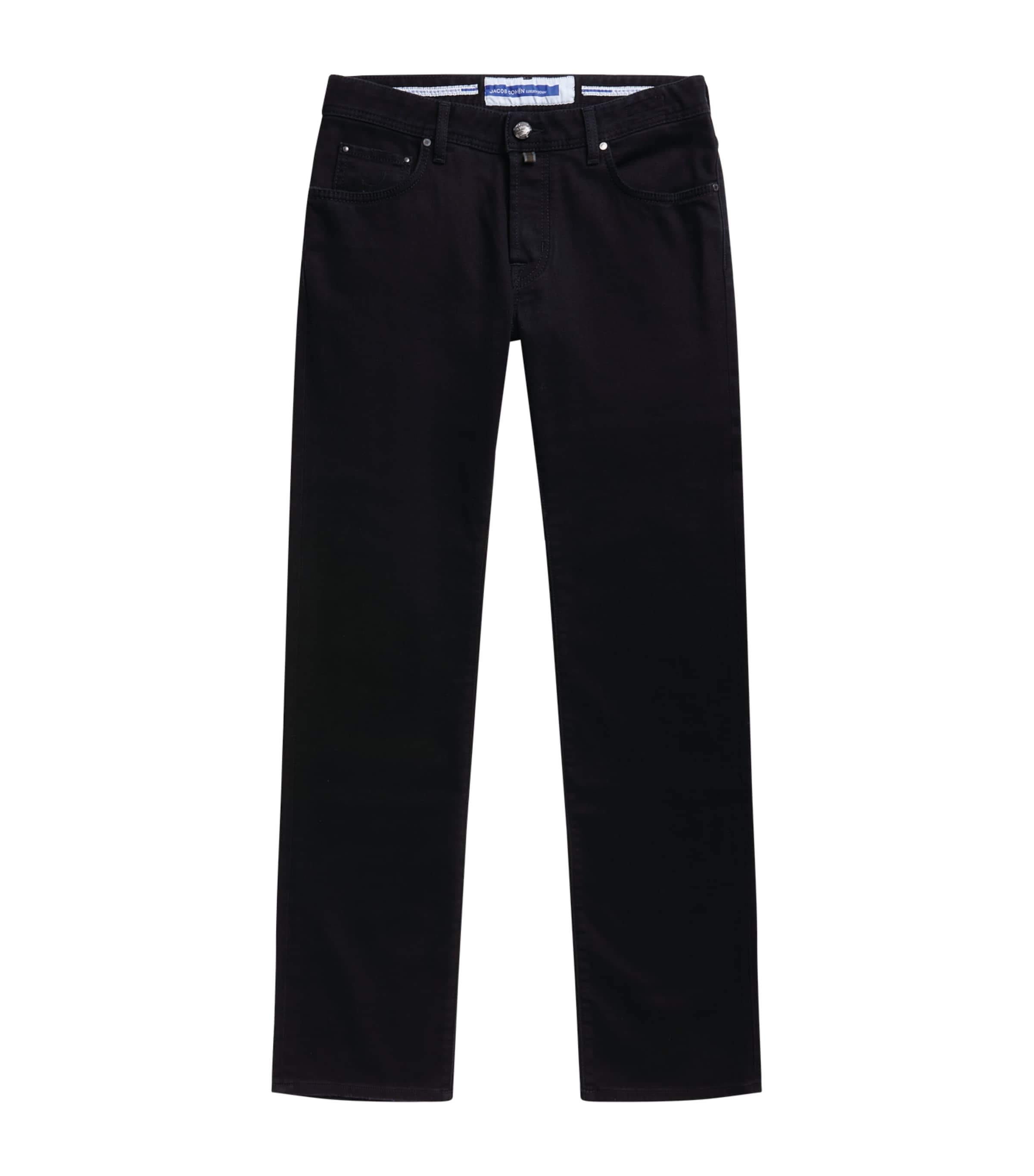 Jacob Cohen Straight Jeans In Black